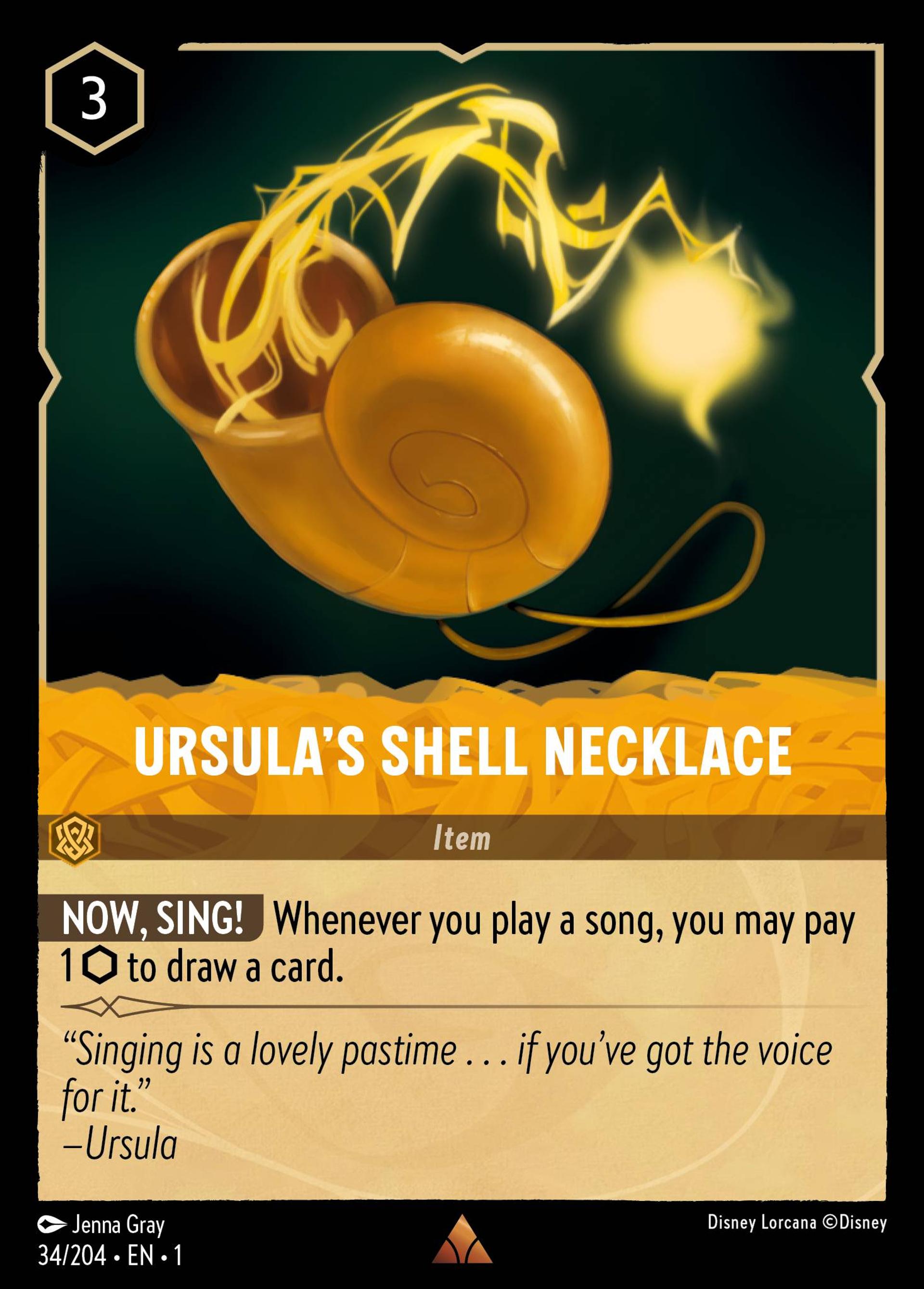 Ursula's Shell Necklace — The First Chapter — Lorcana
