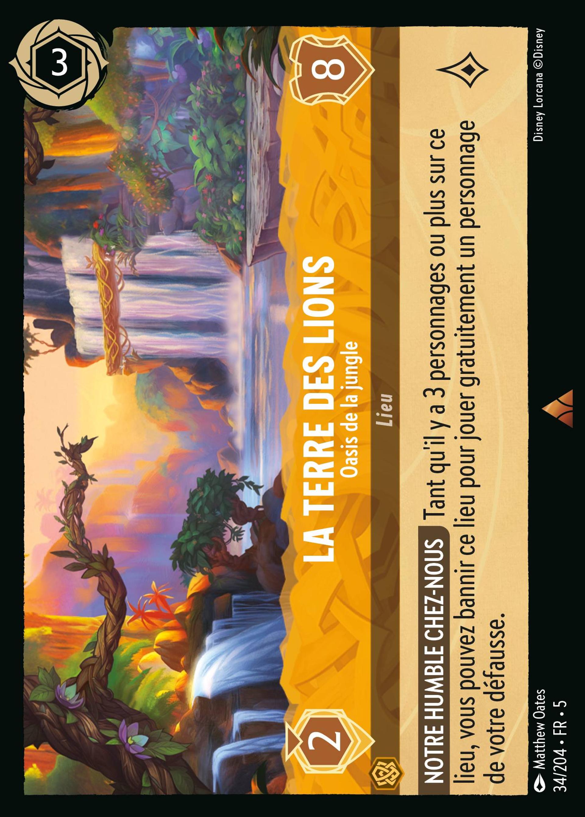 La Terre des Lions - Oasis de la jungle — Shimmering Skies — Lorcana