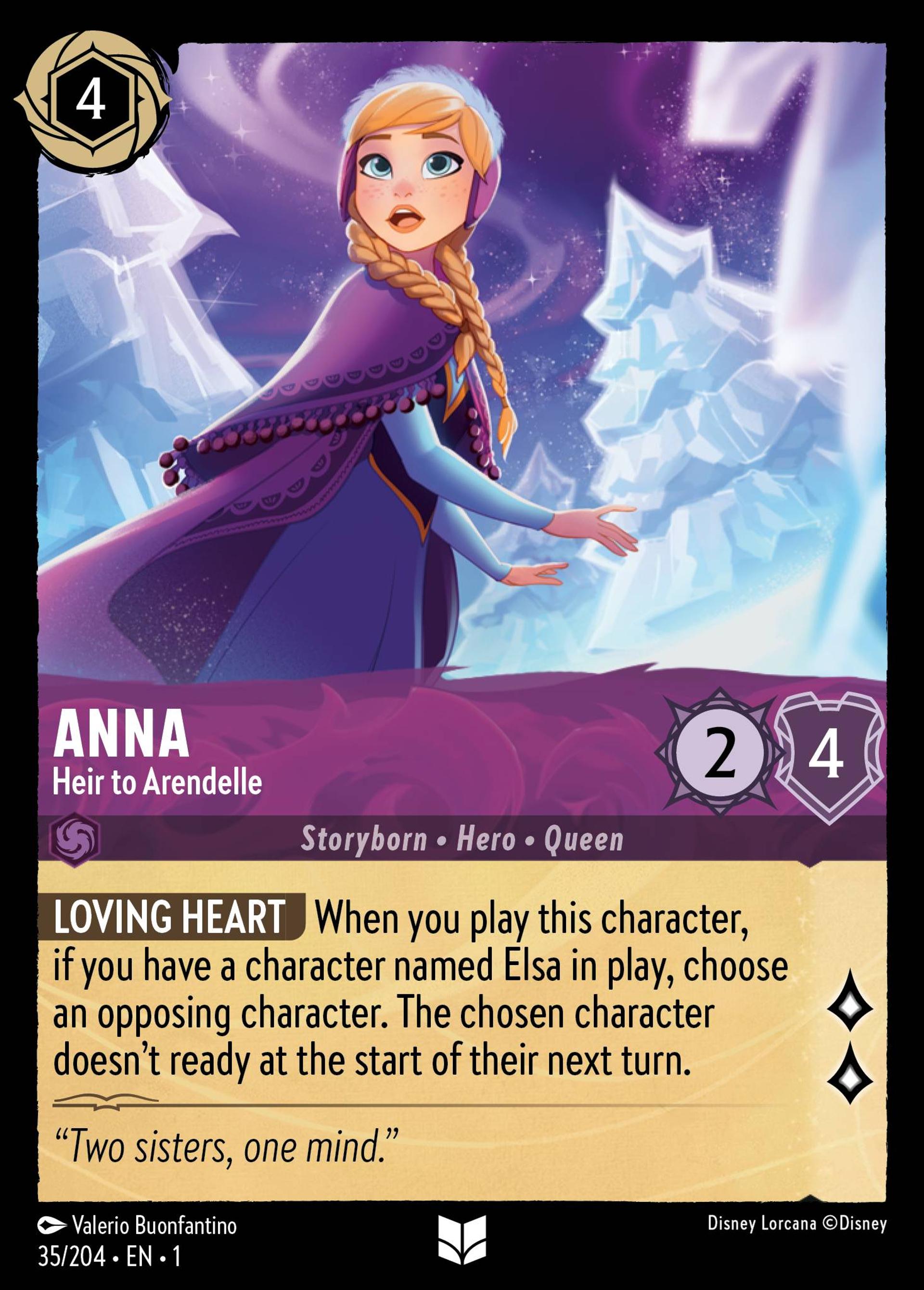 Anna - Heir to Arendelle — The First Chapter — Lorcana