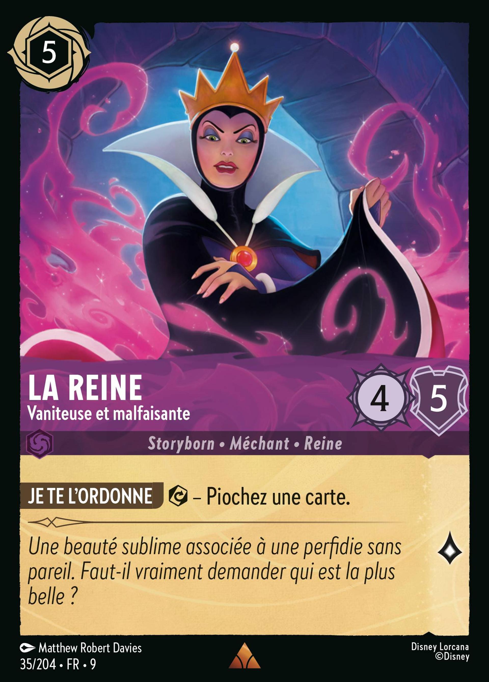 La Reine - Vaniteuse et malfaisante — Fabled — Lorcana