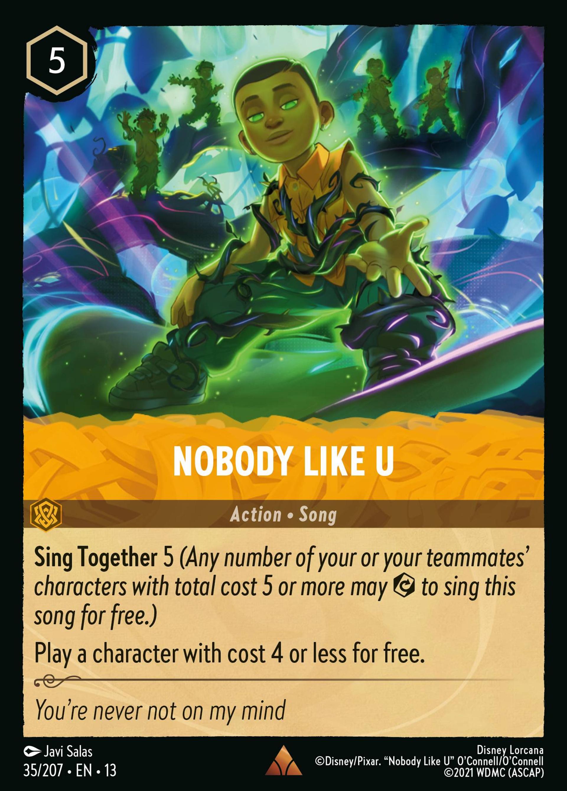 Nobody Like U — Attack of the Vine! — Lorcana