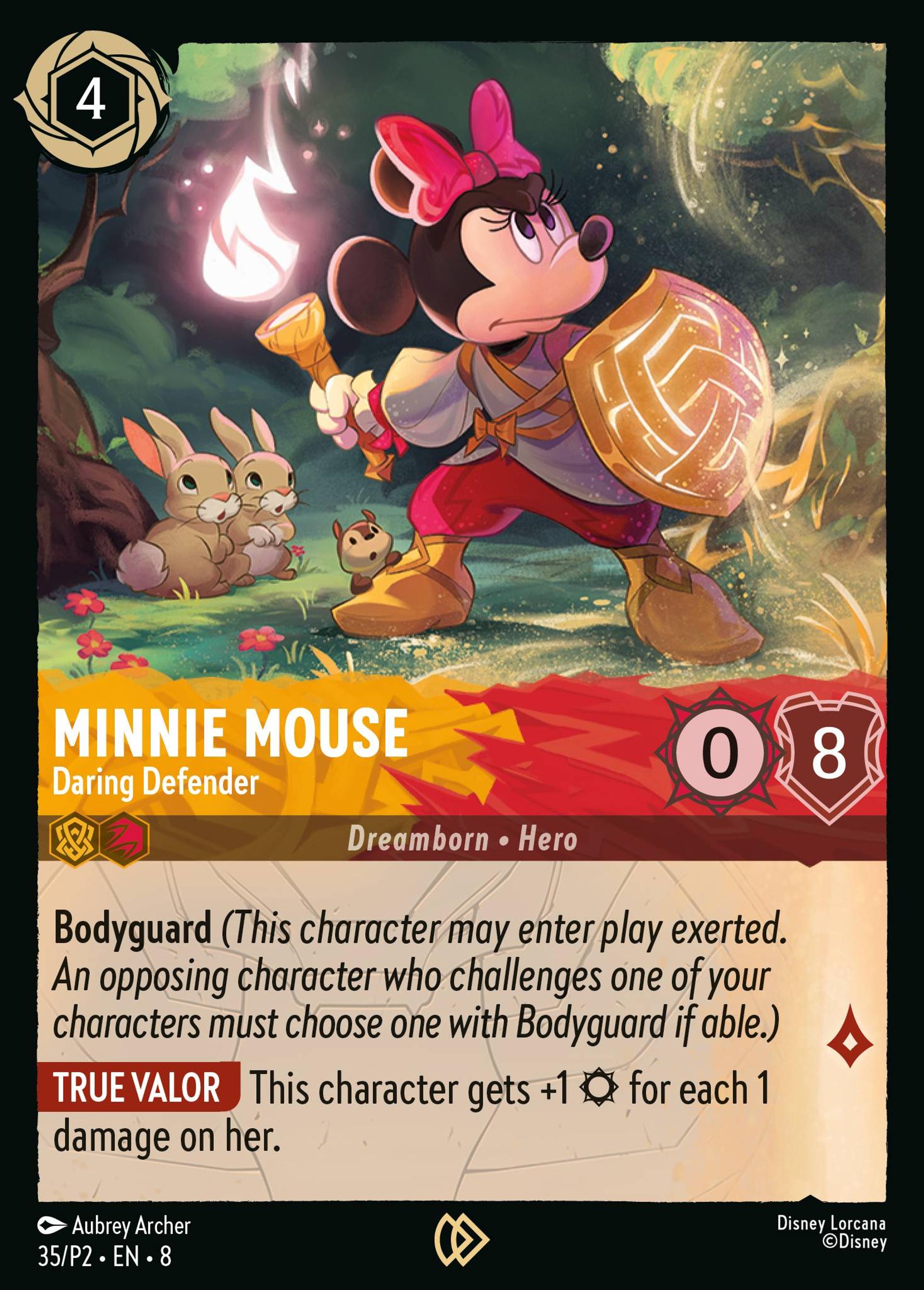 Minnie Mouse - Daring Defender — Promos - Year 2 — Lorcana
