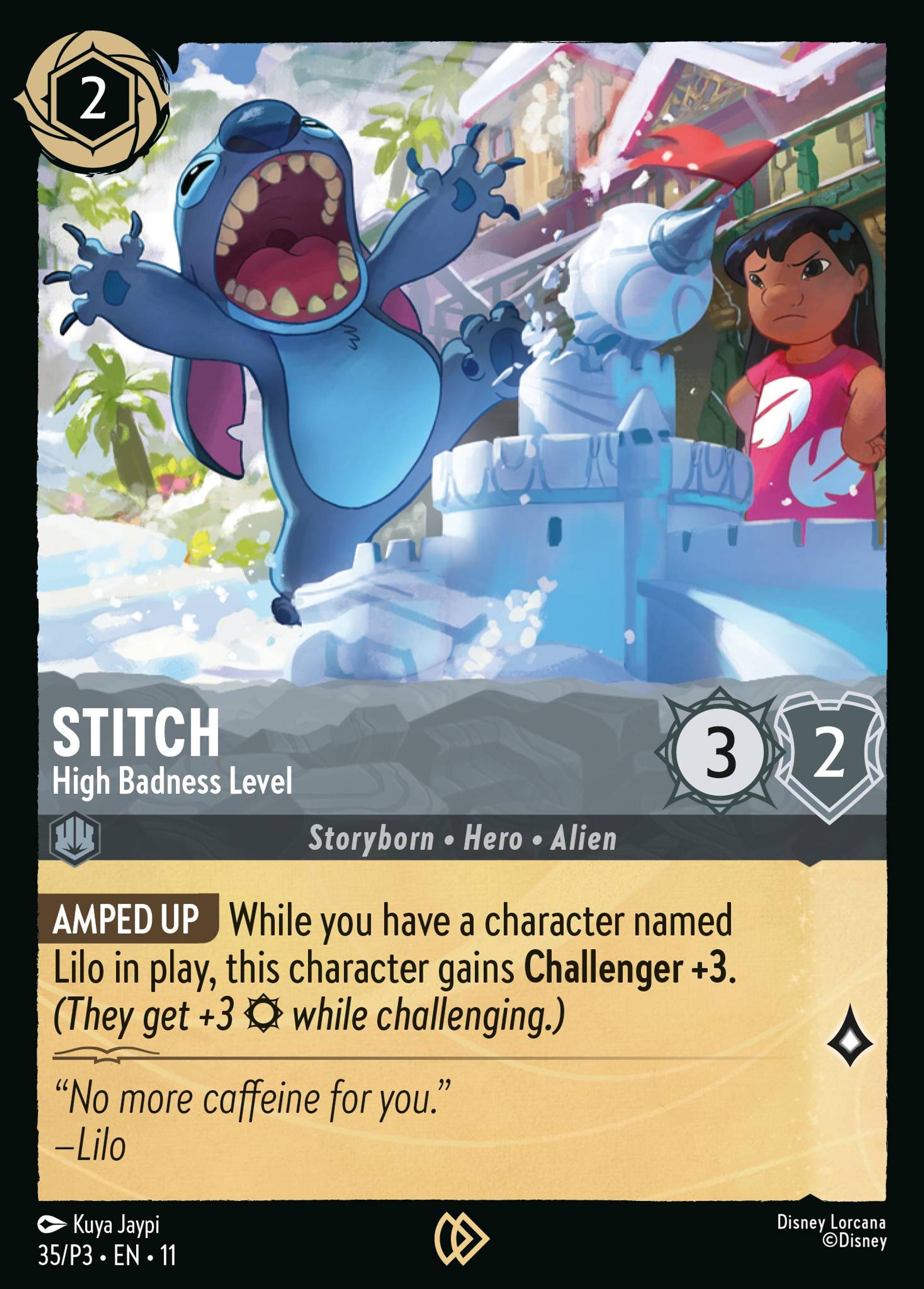 Stitch - High Badness Level — Promos - Year 3 — Lorcana