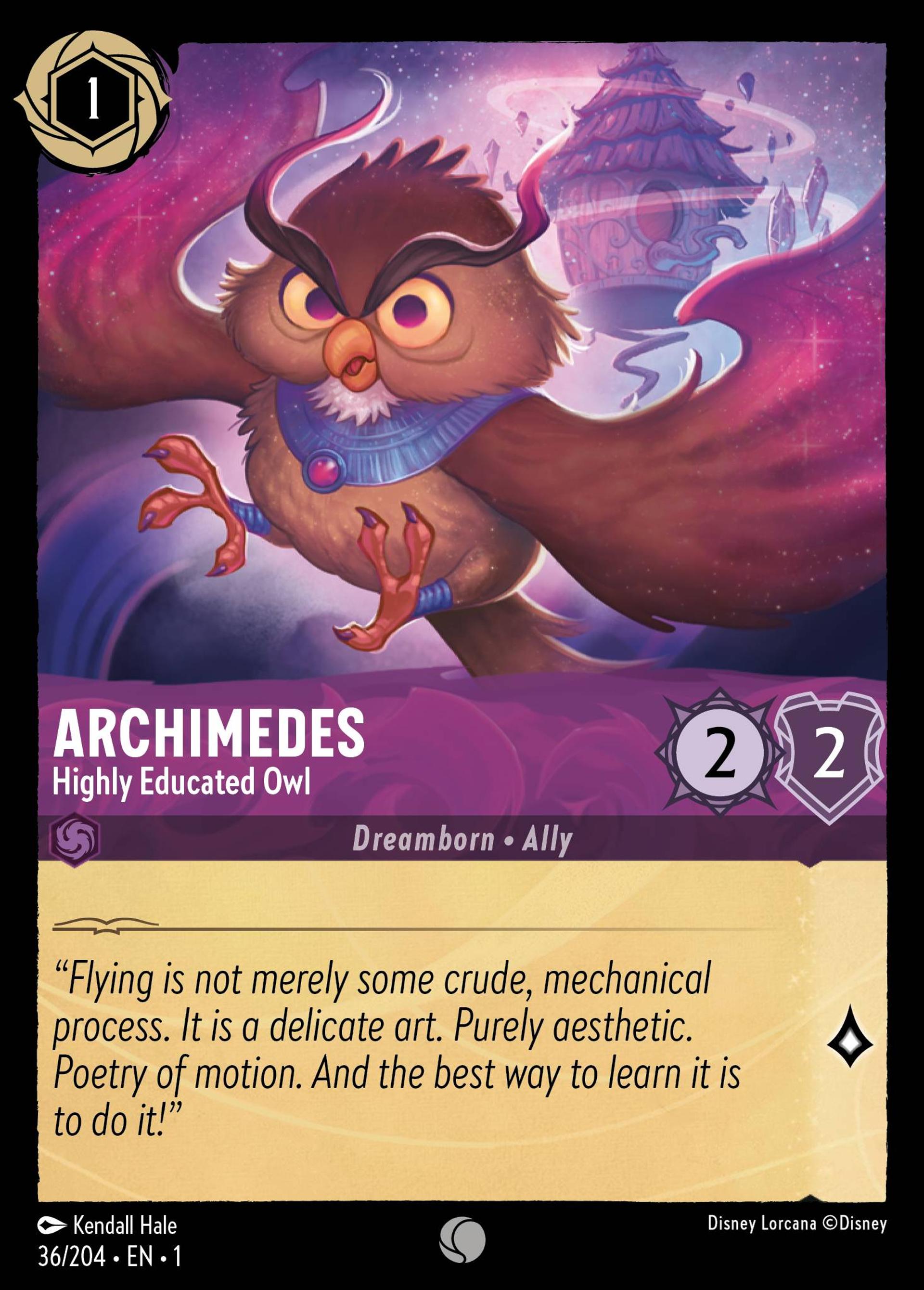 Archimedes - Highly Educated Owl — The First Chapter — Lorcana