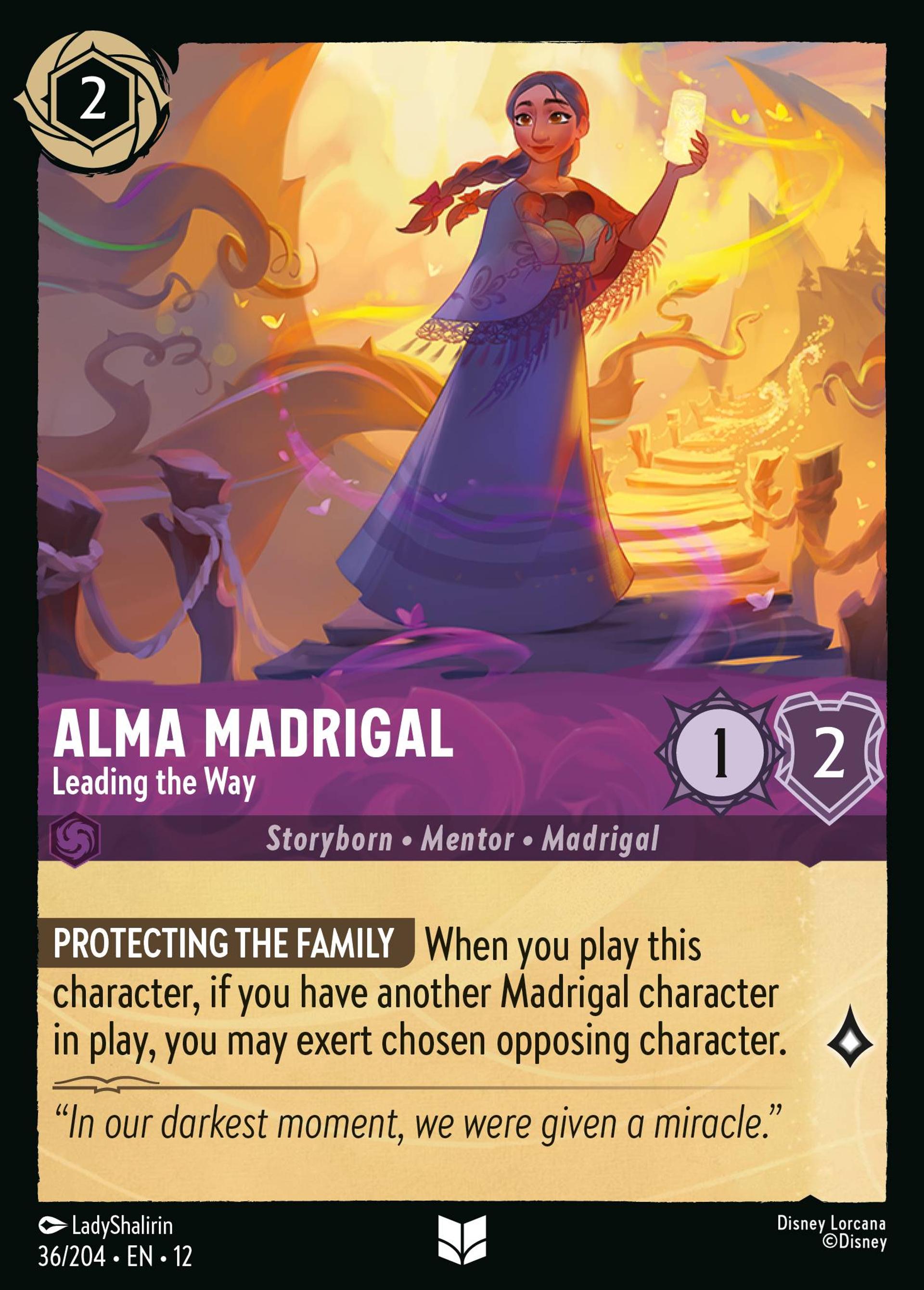 Alma Madrigal - Leading the Way — Wilds Unknown — Lorcana