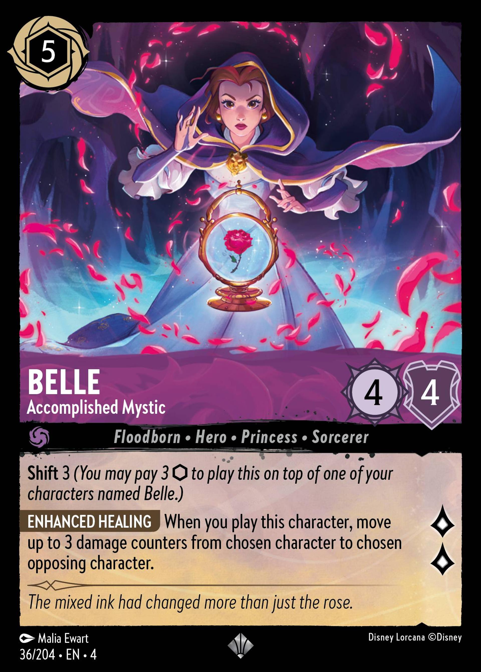 Belle - Accomplished Mystic — Ursula's Return — Lorcana