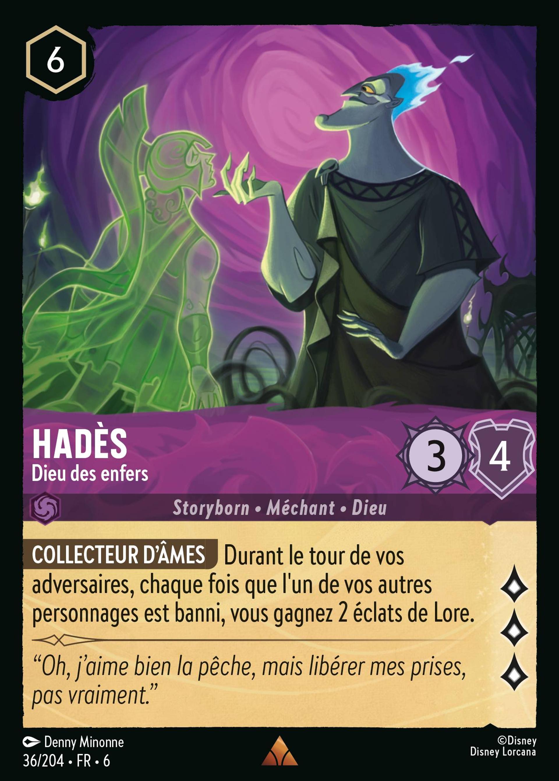 Hadès - Dieu des enfers — Azurite Sea — Lorcana