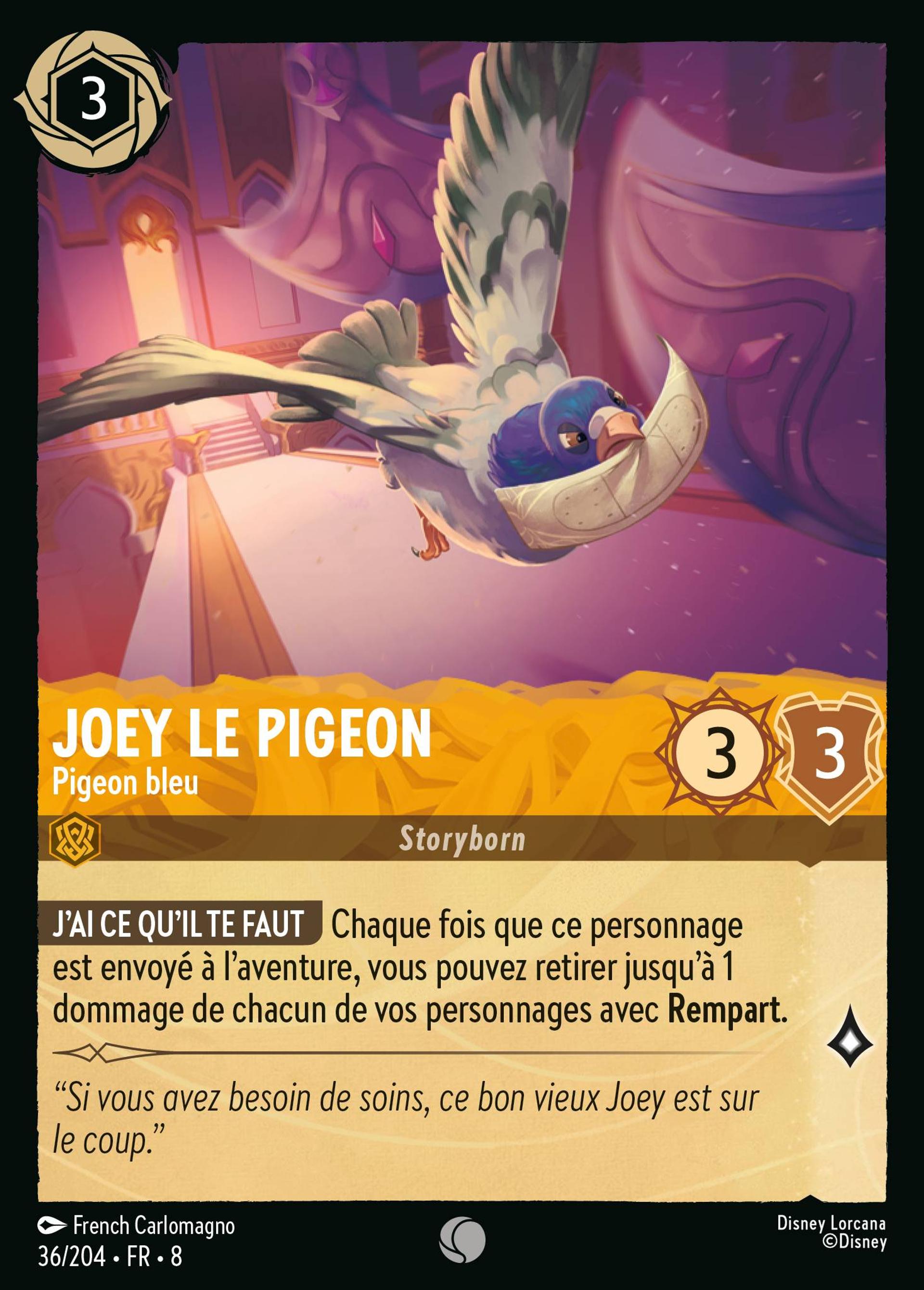 Joey le pigeon - Pigeon bleu — The Reign of Jafar — Lorcana