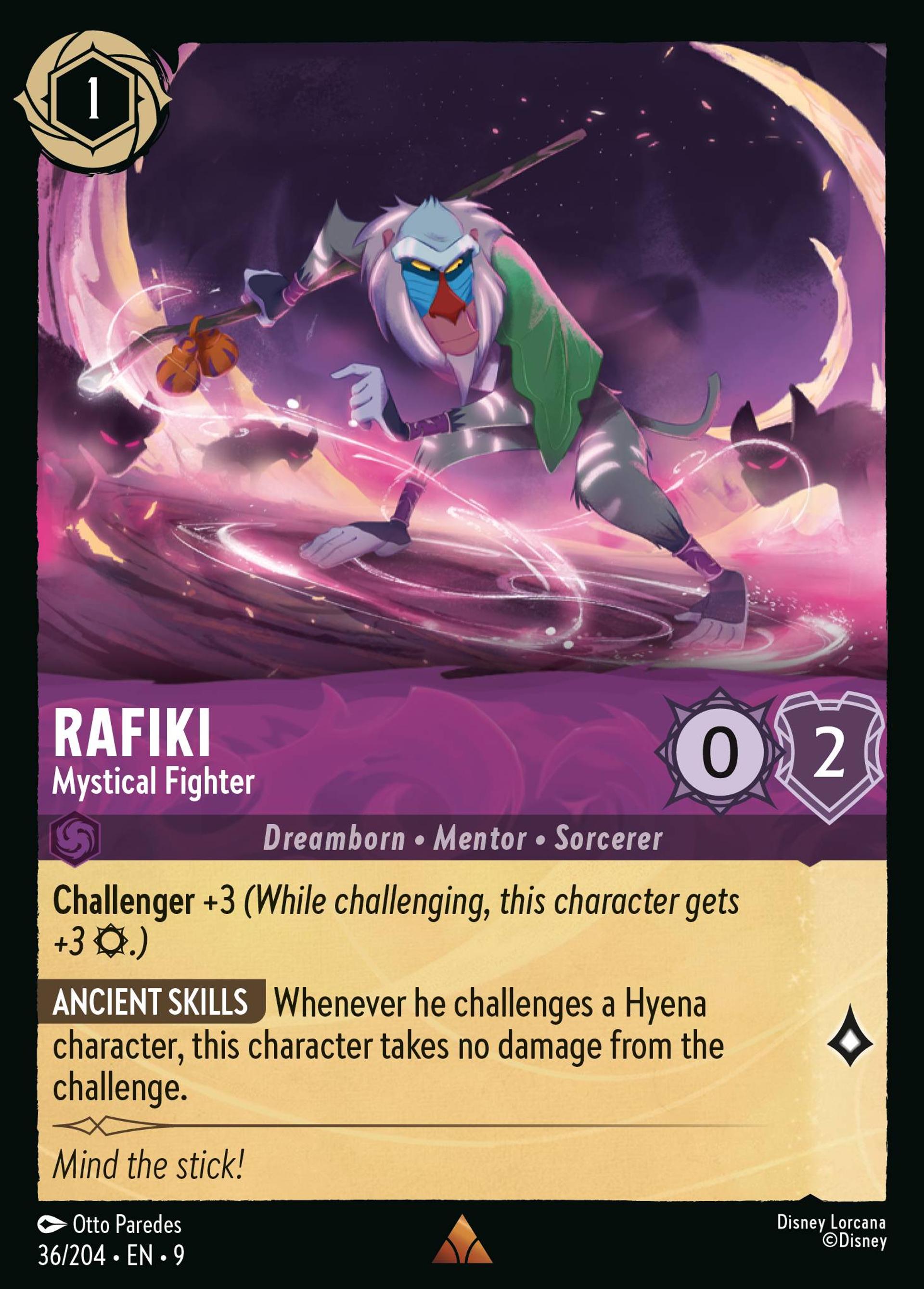 Rafiki - Mystical Fighter — Fabled — Lorcana