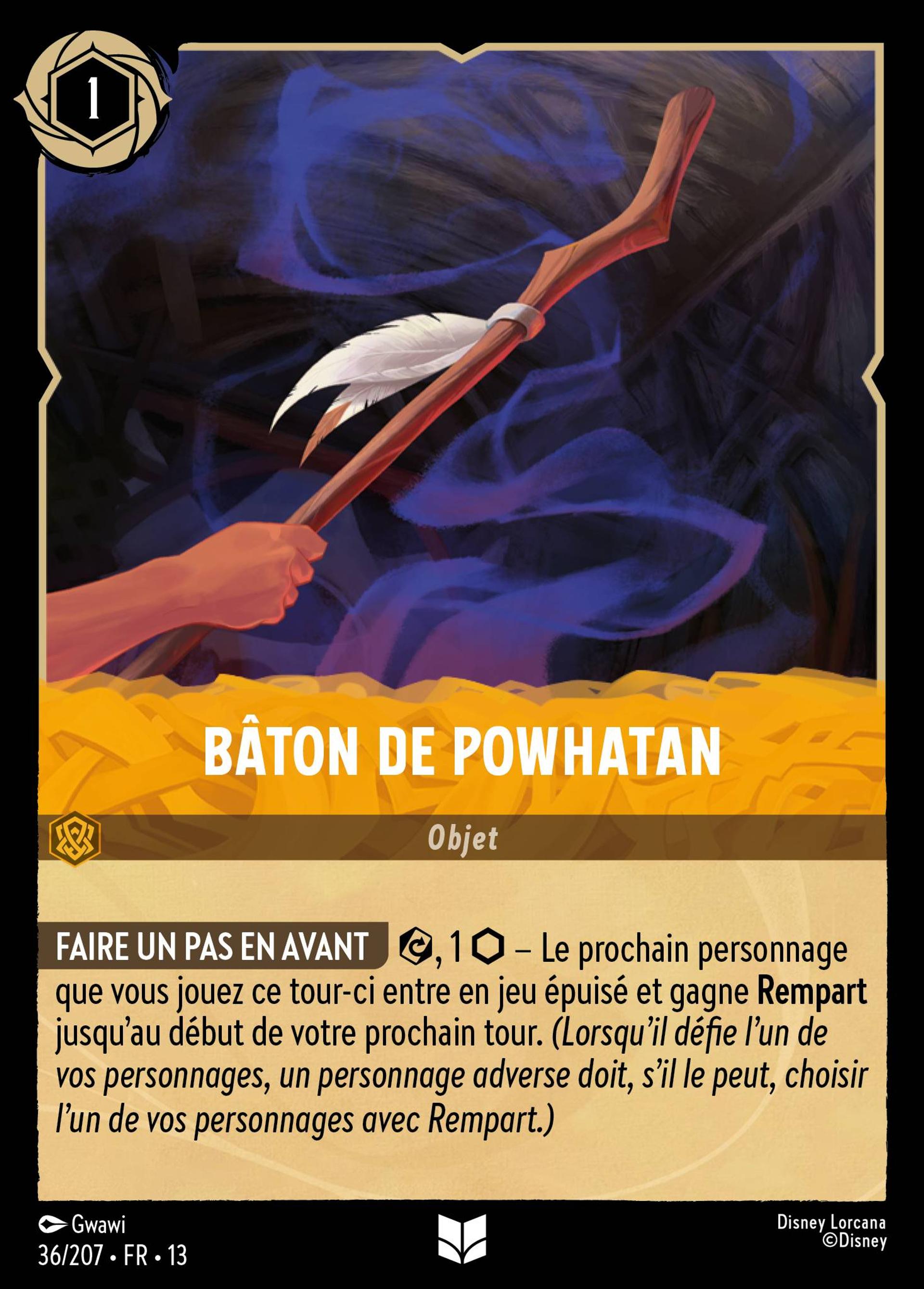 Bâton de Powhatan — Attack of the Vine! — Lorcana