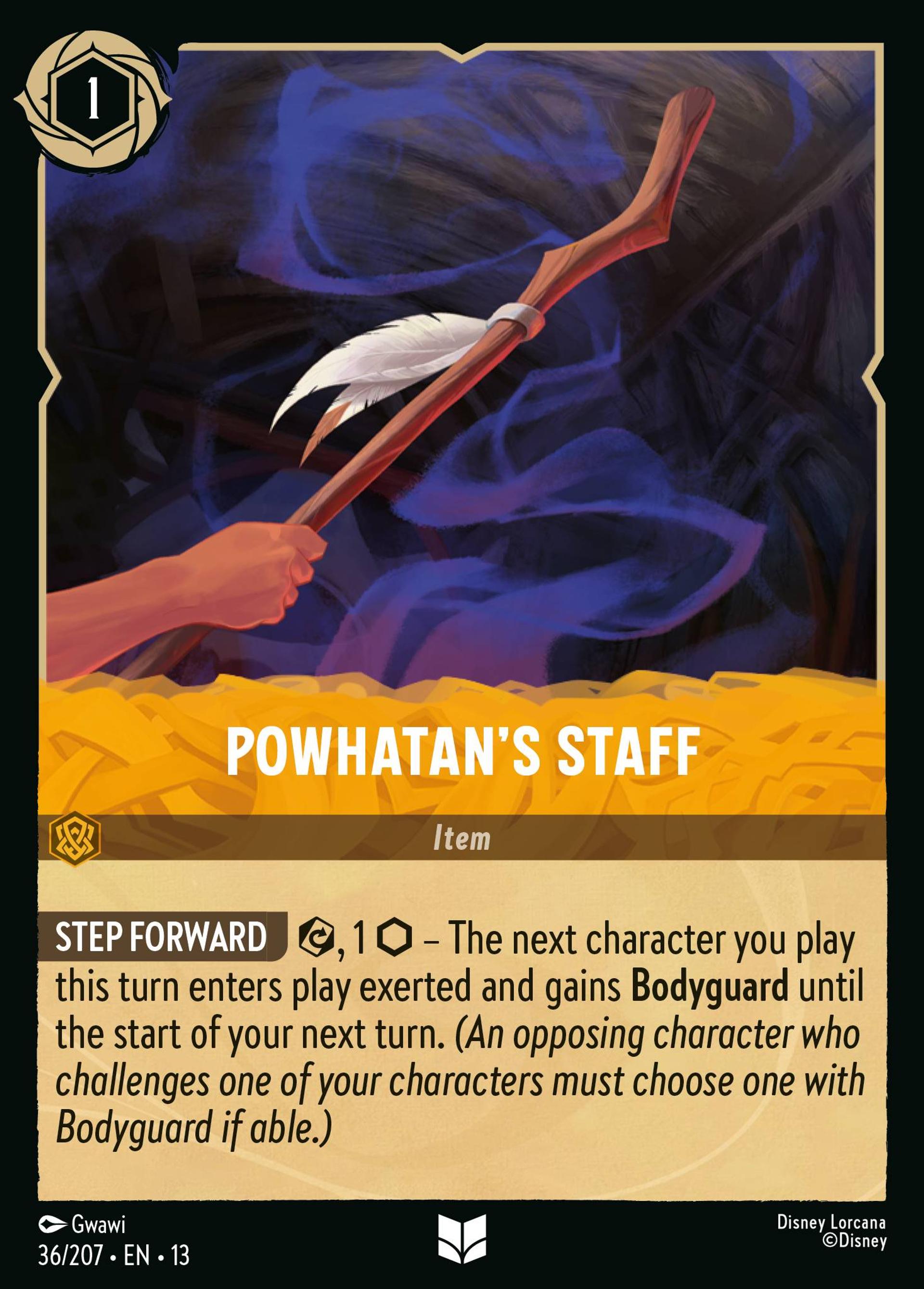 Bâton de Powhatan — Attack of the Vine! — Lorcana