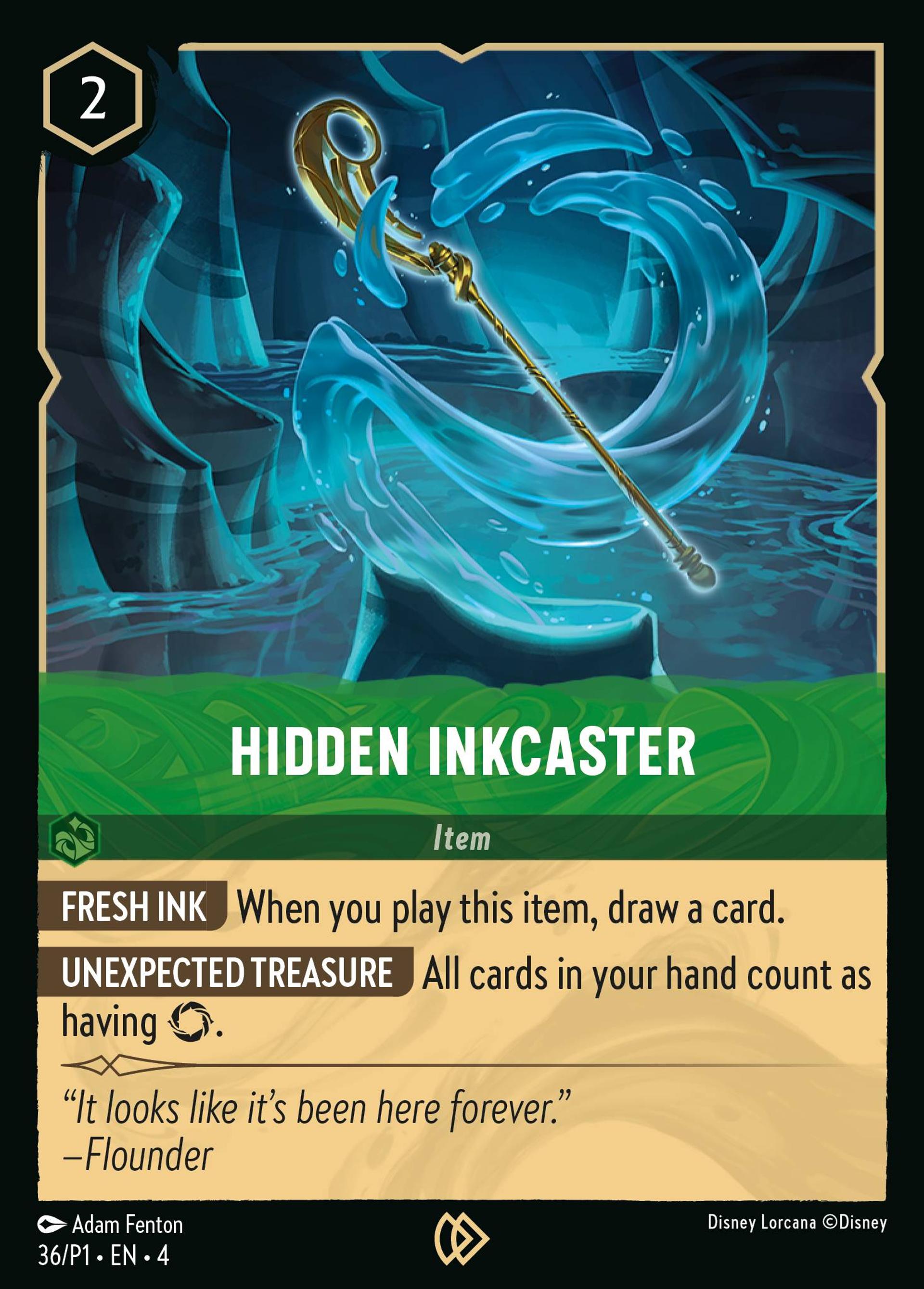 Hidden Inkcaster — Promos - Year 1 — Lorcana
