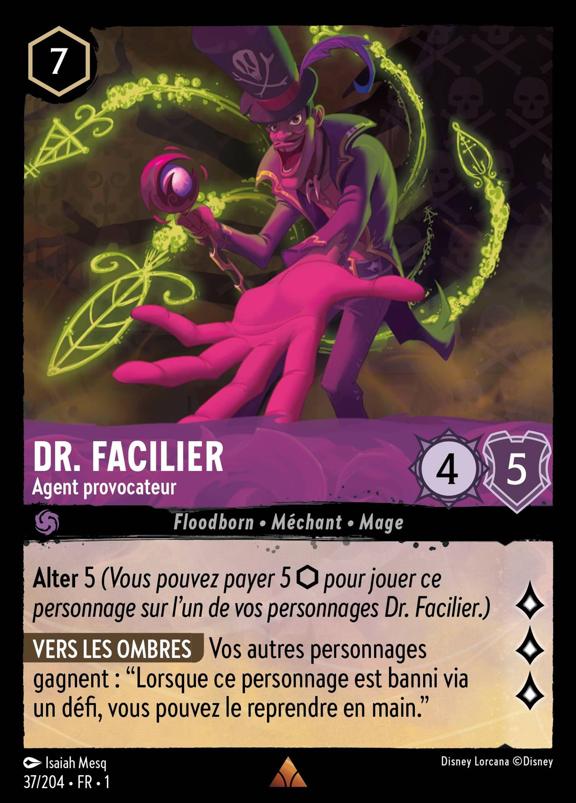 Dr. Facilier - Agent provocateur — The First Chapter — Lorcana