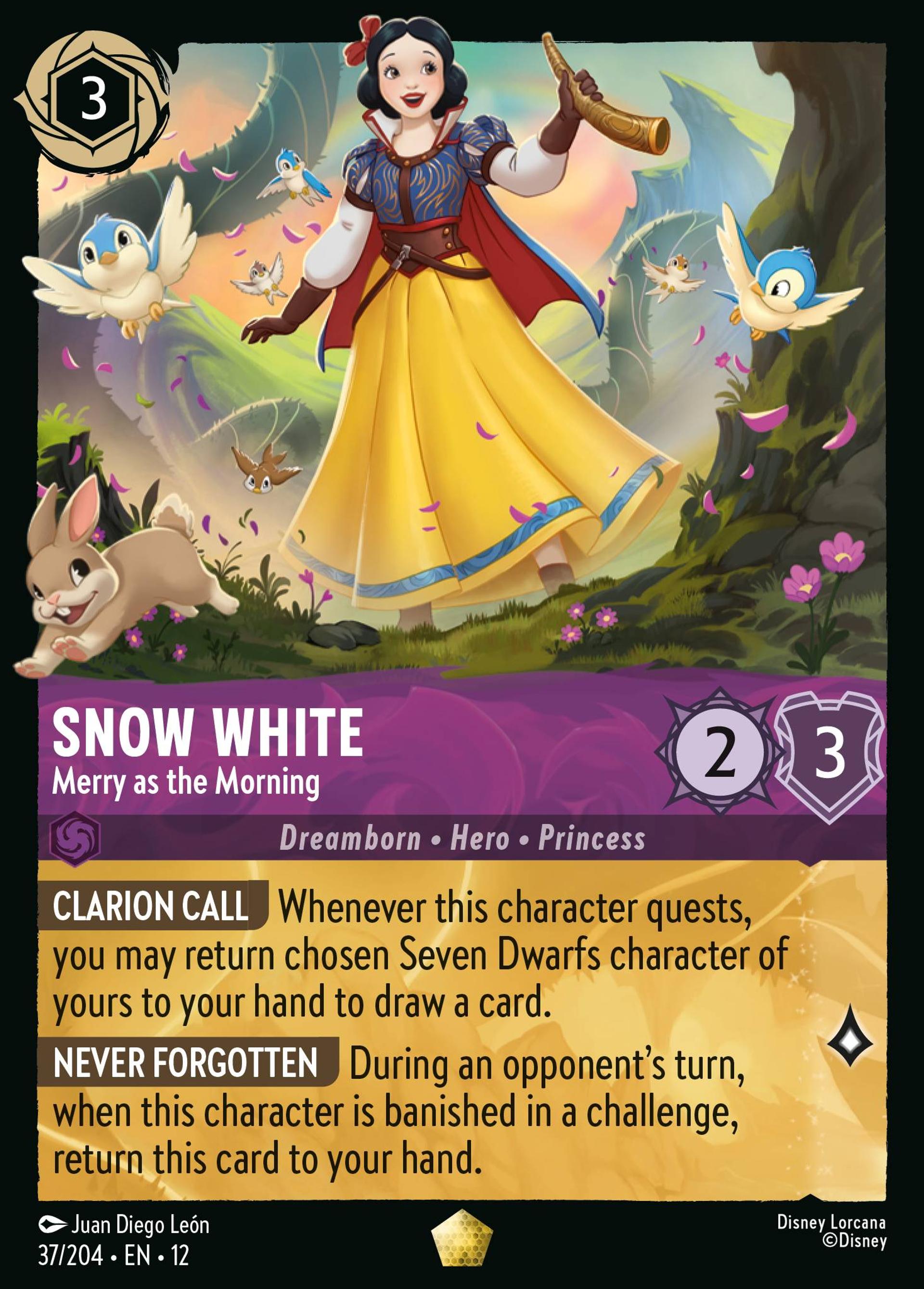 Snow White - Merry as the Morning — Wilds Unknown — Lorcana
