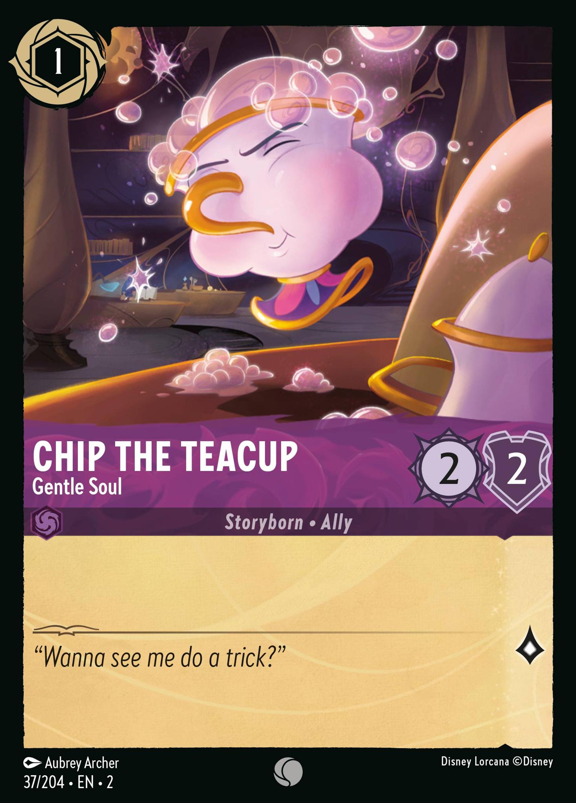 Chip the Teacup - Gentle Soul — Rise of the Floodborn — Lorcana