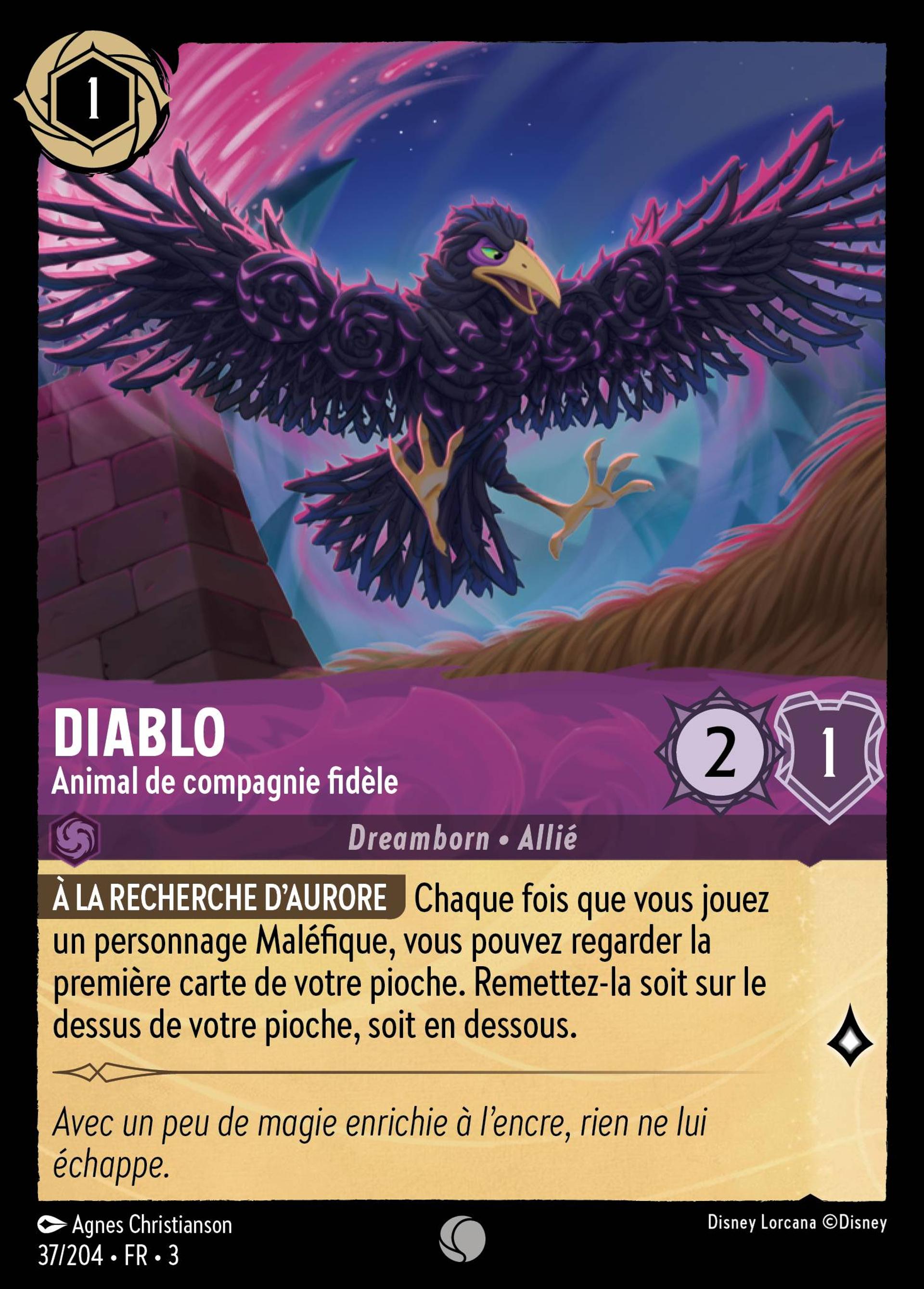Diablo - Animal de compagnie fidèle — Into the Inklands — Lorcana