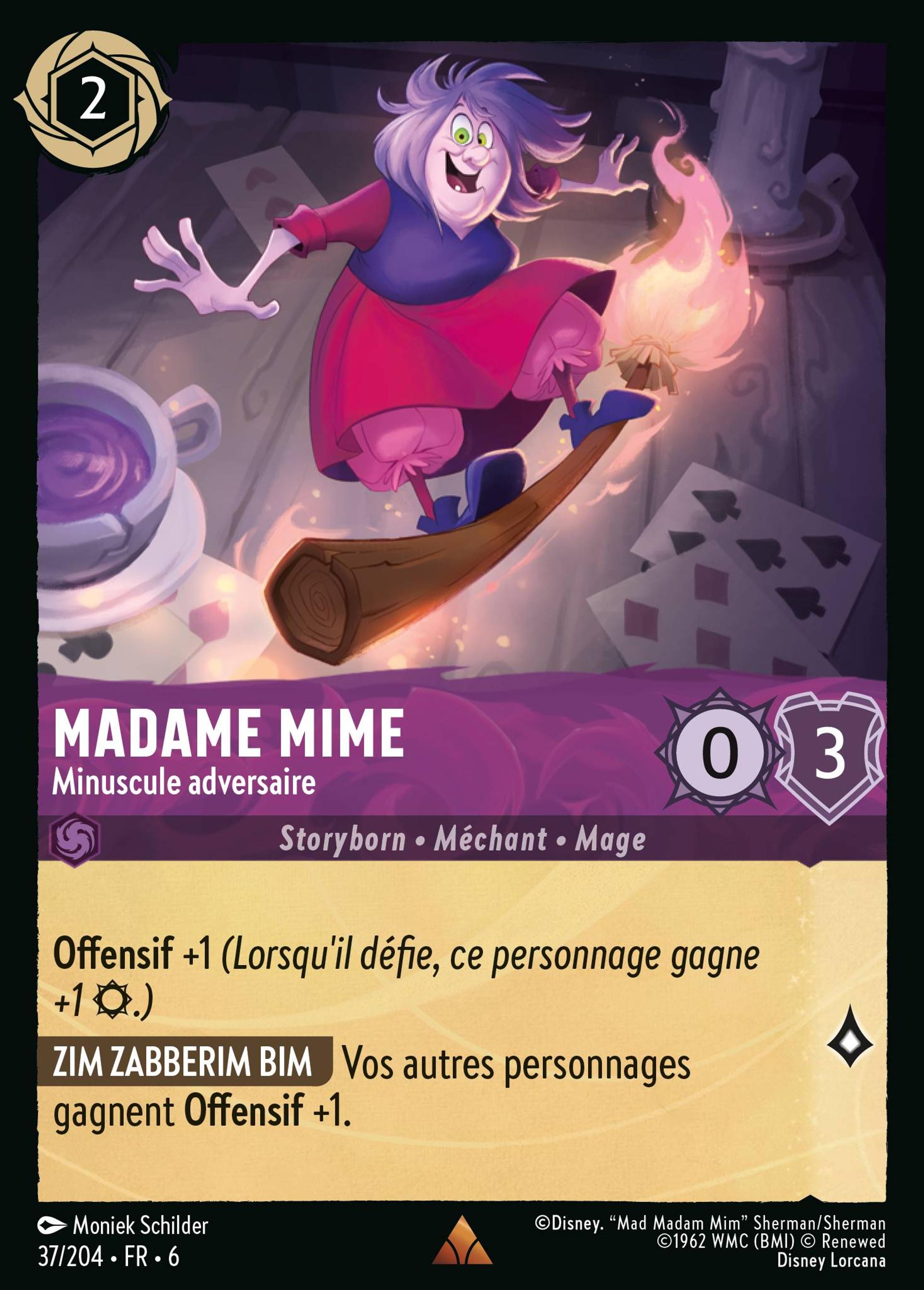 Madame Mime - Minuscule adversaire — Azurite Sea — Lorcana