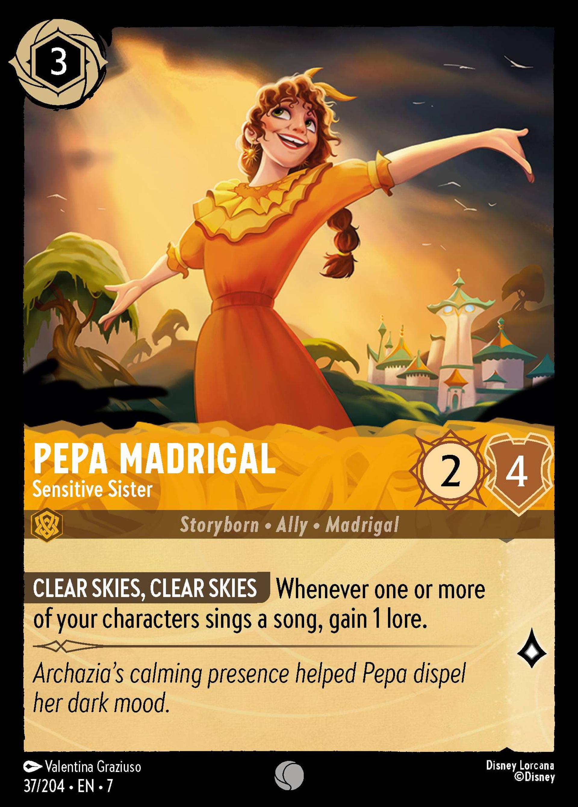 Pepa Madrigal - Sœur sensible — Archazia's Island — Lorcana