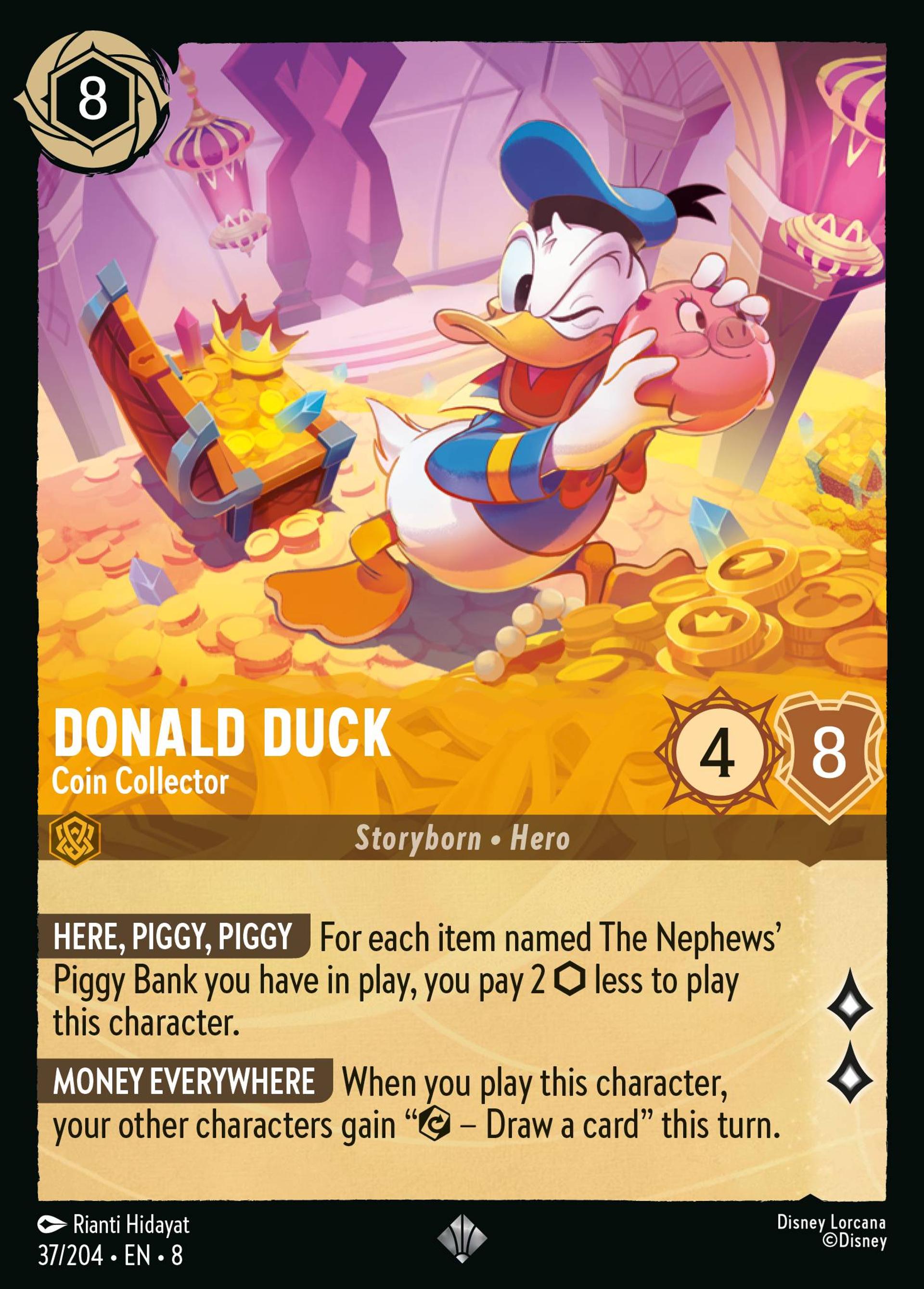 Donald - Collectionneur de pièces — The Reign of Jafar — Lorcana