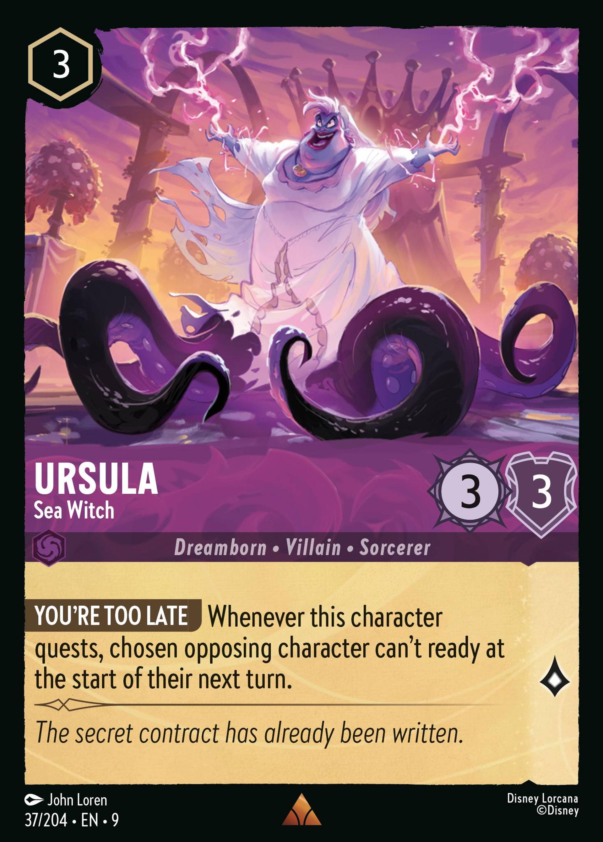 Ursula - Sea Witch — Fabled — Lorcana
