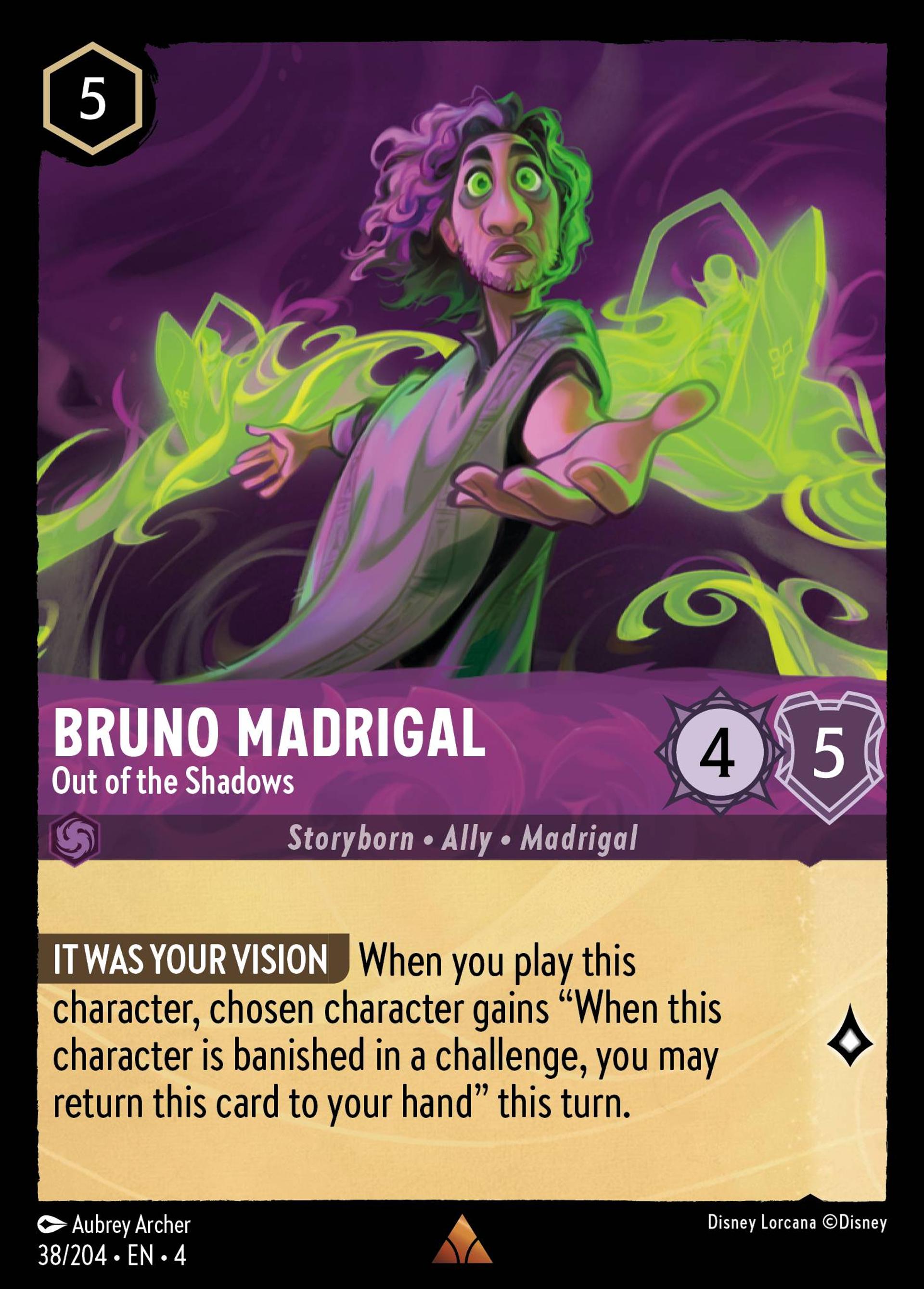 Bruno Madrigal - Out of the Shadows — Ursula's Return — Lorcana