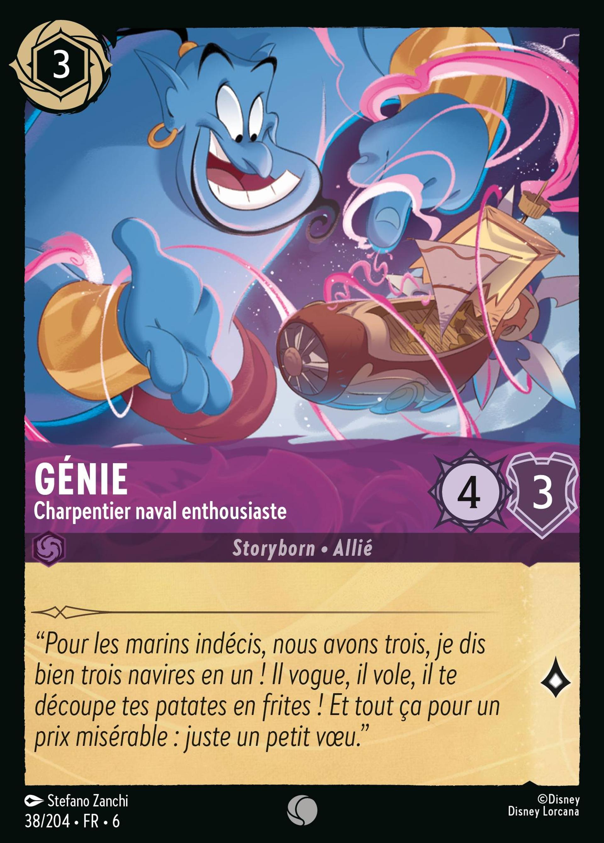 Génie - Charpentier naval enthousiaste — Azurite Sea — Lorcana