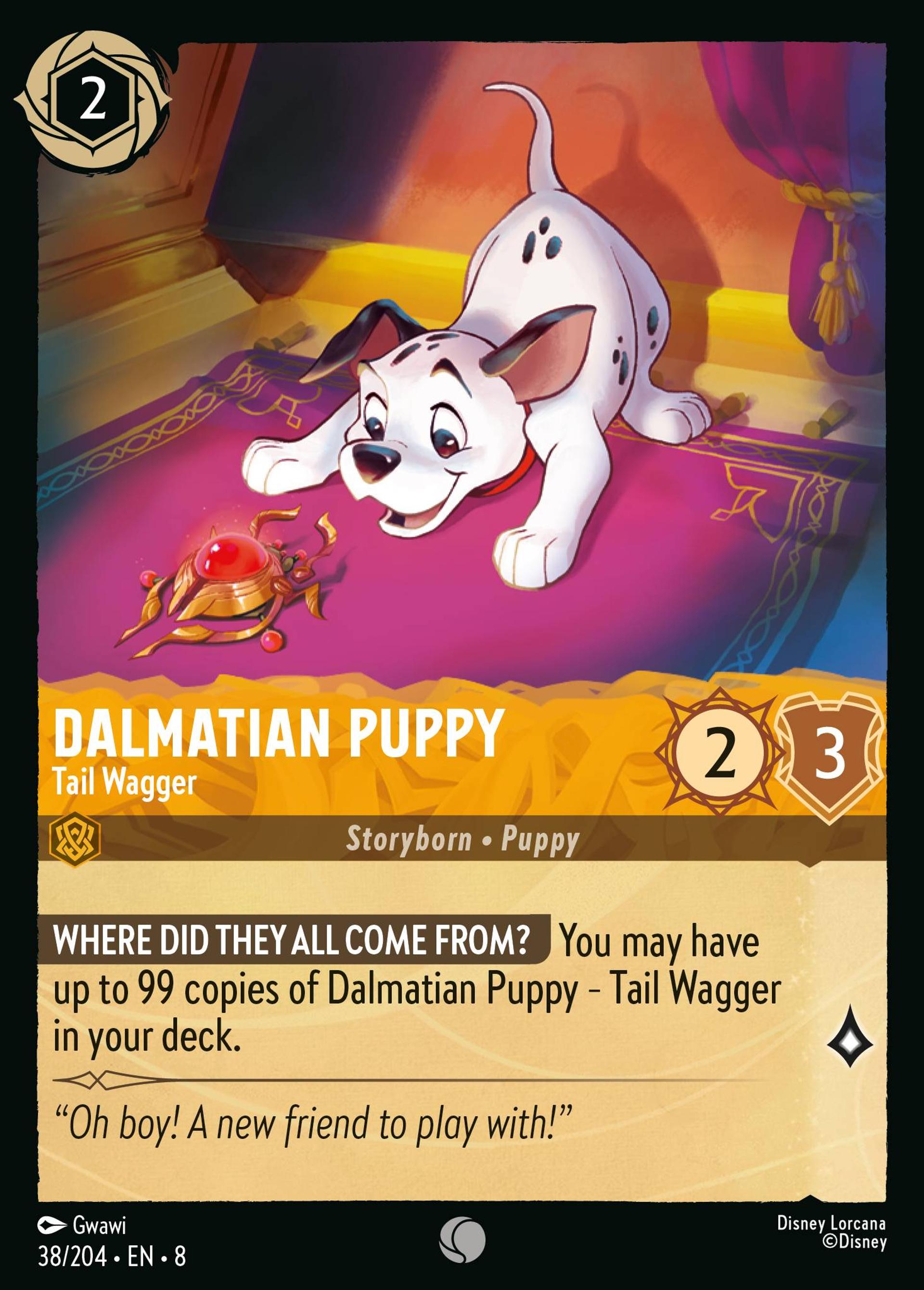 Chiot Dalmatien - Frétille de joie — The Reign of Jafar — Lorcana