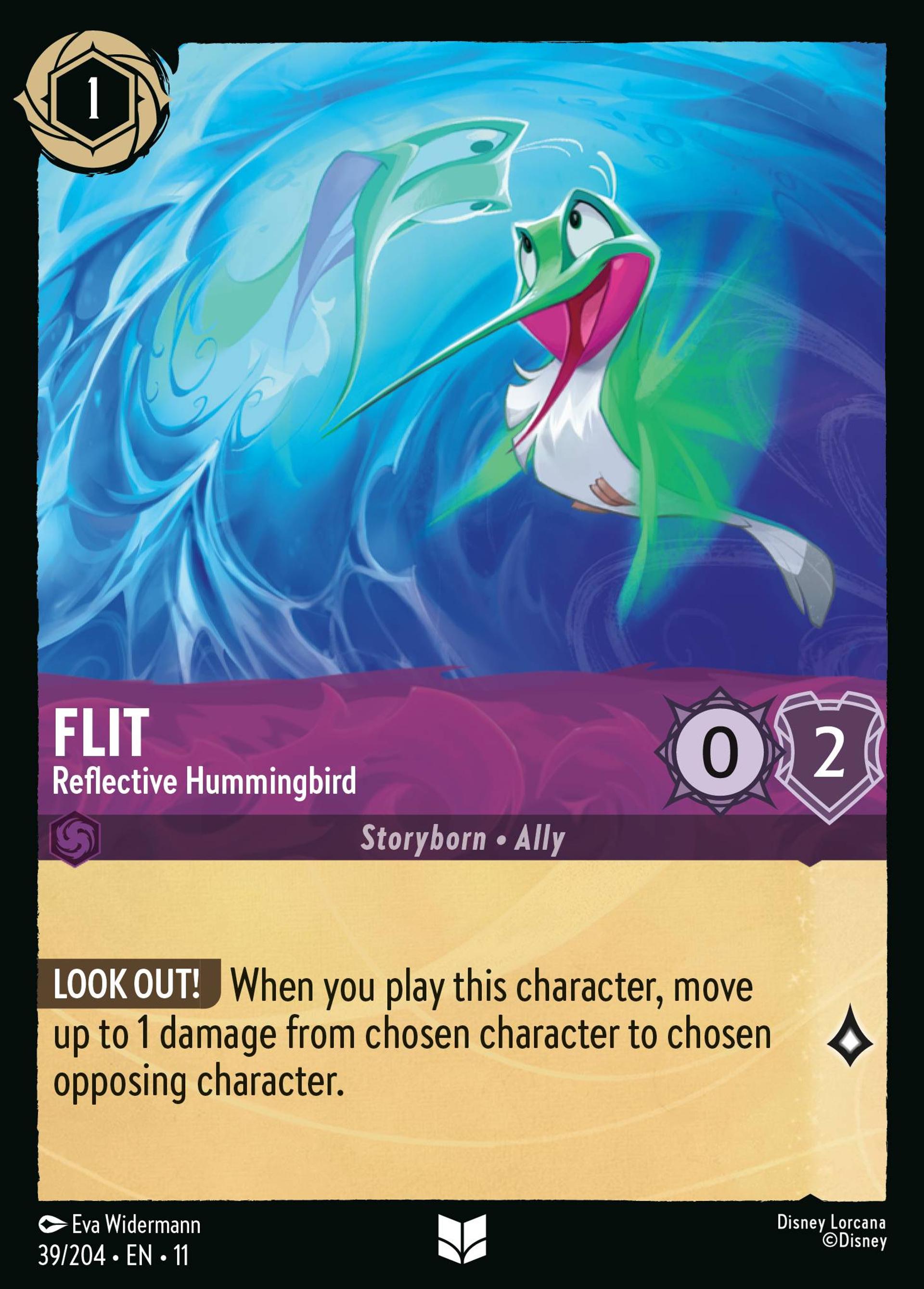 Flit - Reflective Hummingbird — Winterspell — Lorcana