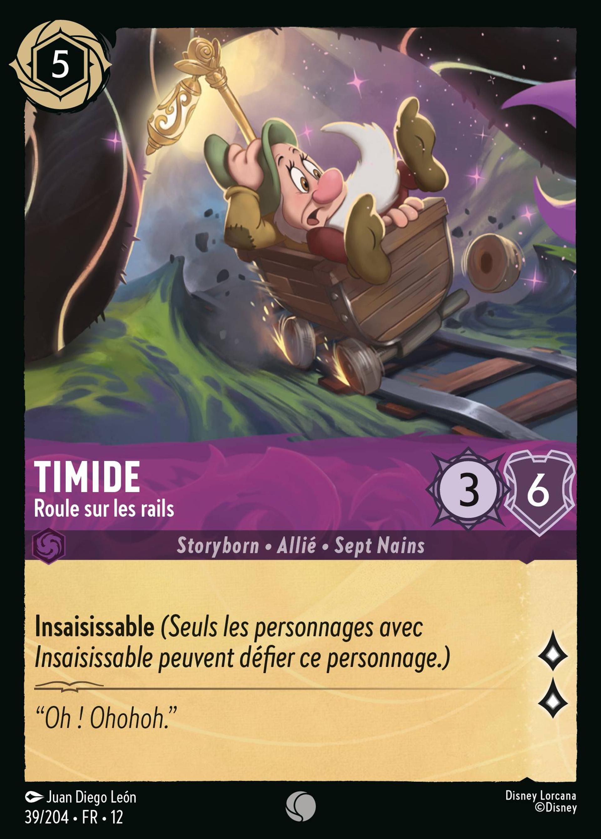 Timide - Roule sur les rails — Wilds Unknown — Lorcana