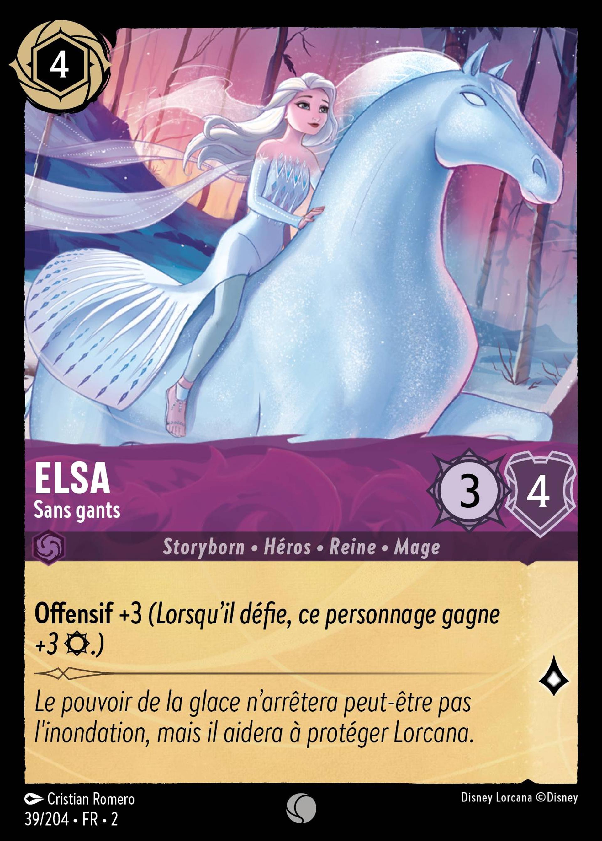 Elsa - Sans gants — Rise of the Floodborn — Lorcana