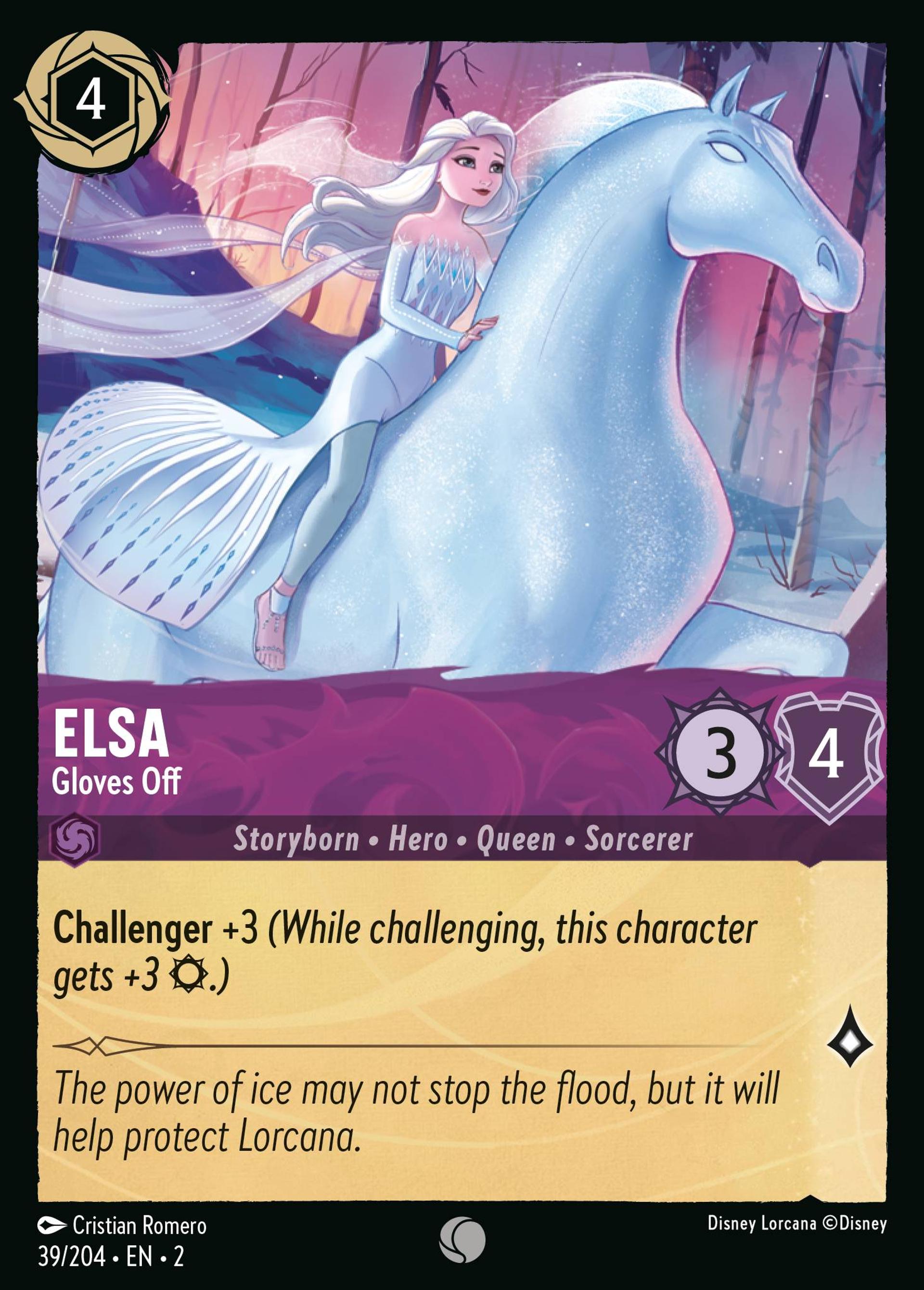 Elsa - Gloves Off — Rise of the Floodborn — Lorcana