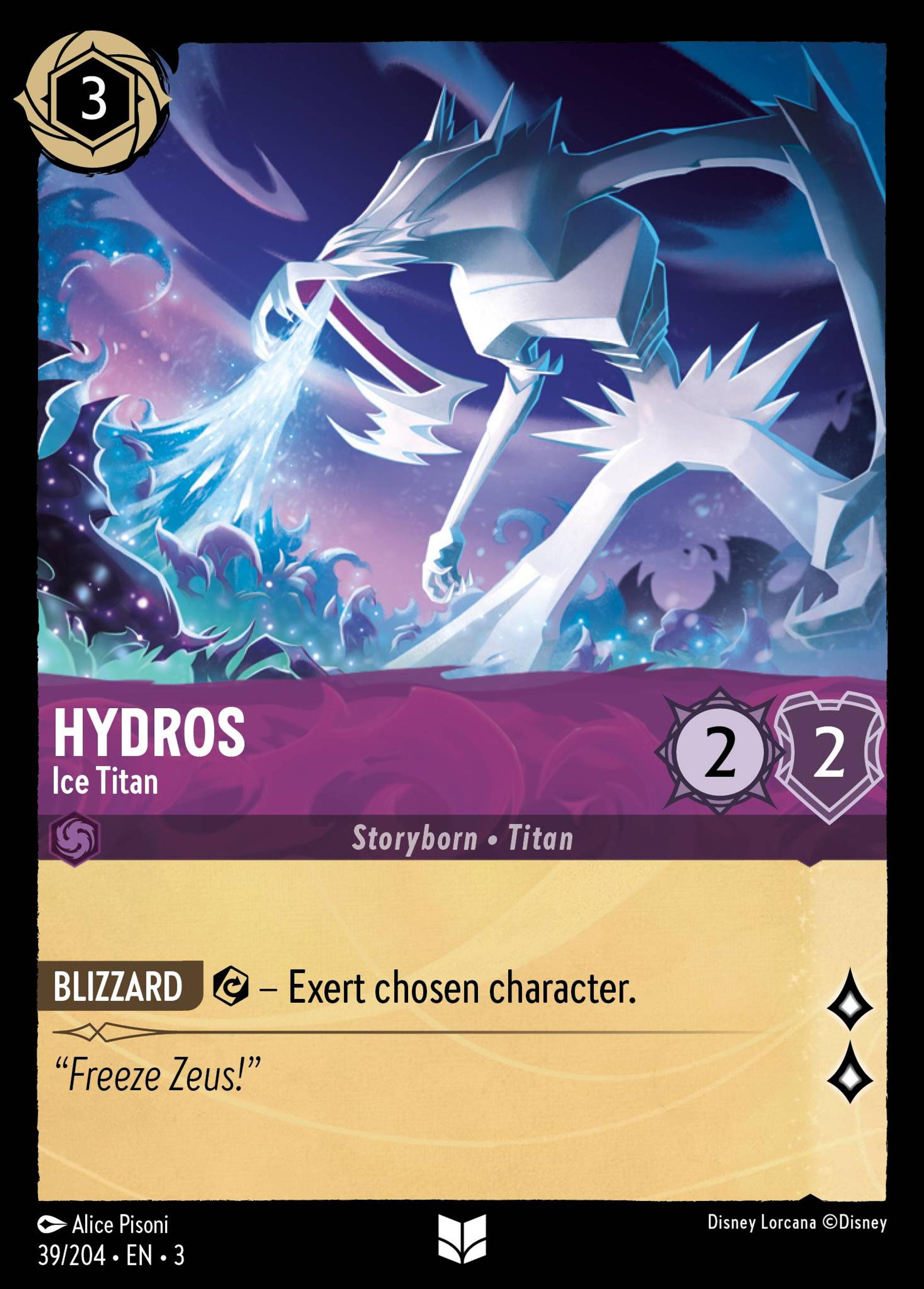 Hydros - Titan de glace — Into the Inklands — Lorcana