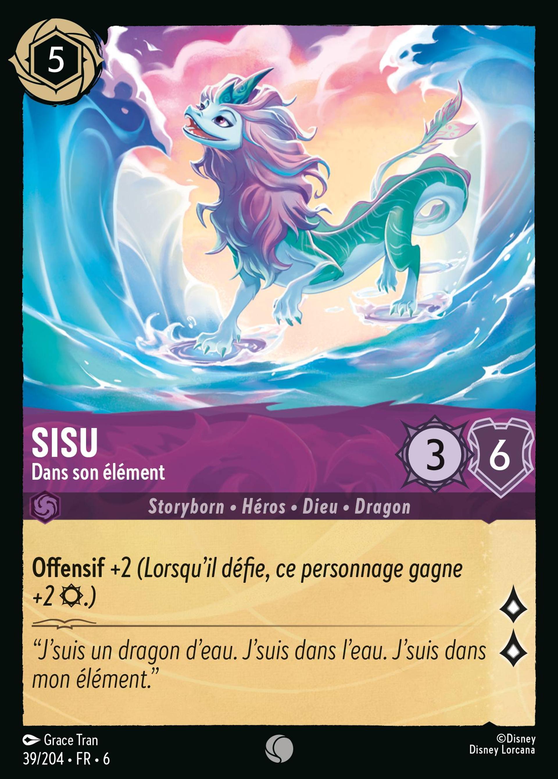 Sisu - Dans son élément — Azurite Sea — Lorcana