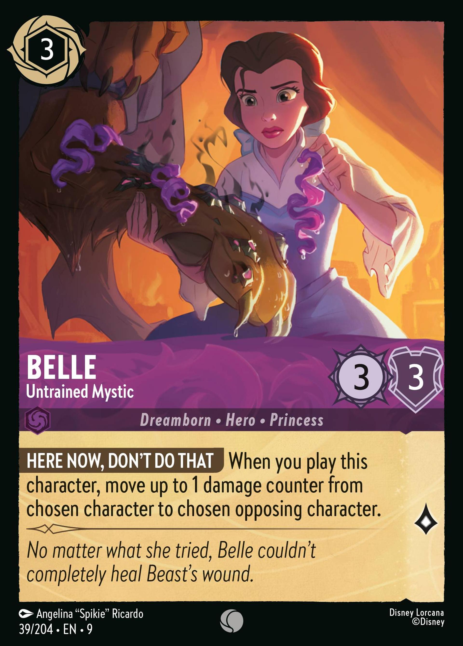 Belle - Untrained Mystic — Fabled — Lorcana