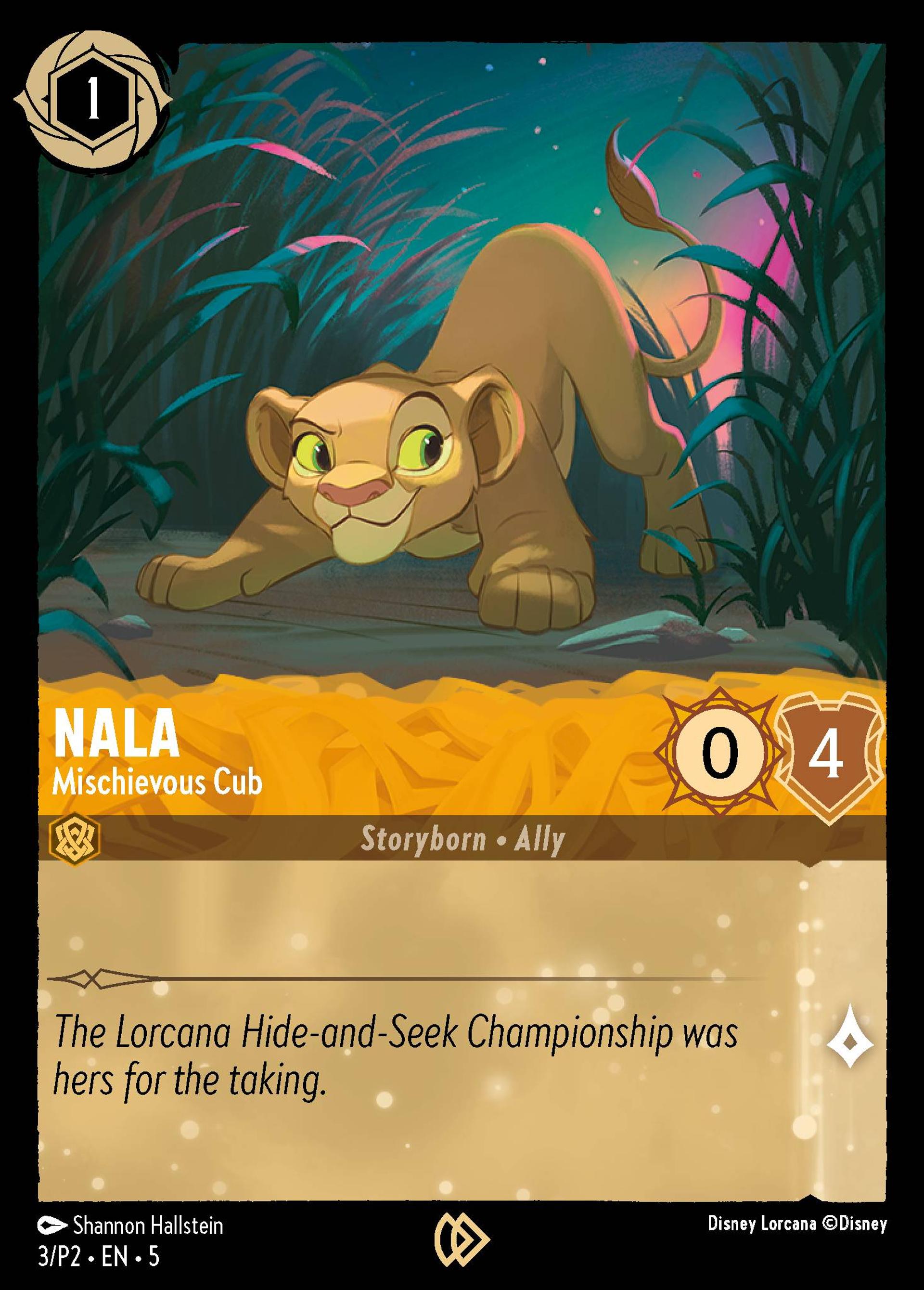 Nala - Lionçonne malicieuse — Promos - Year 2 — Lorcana