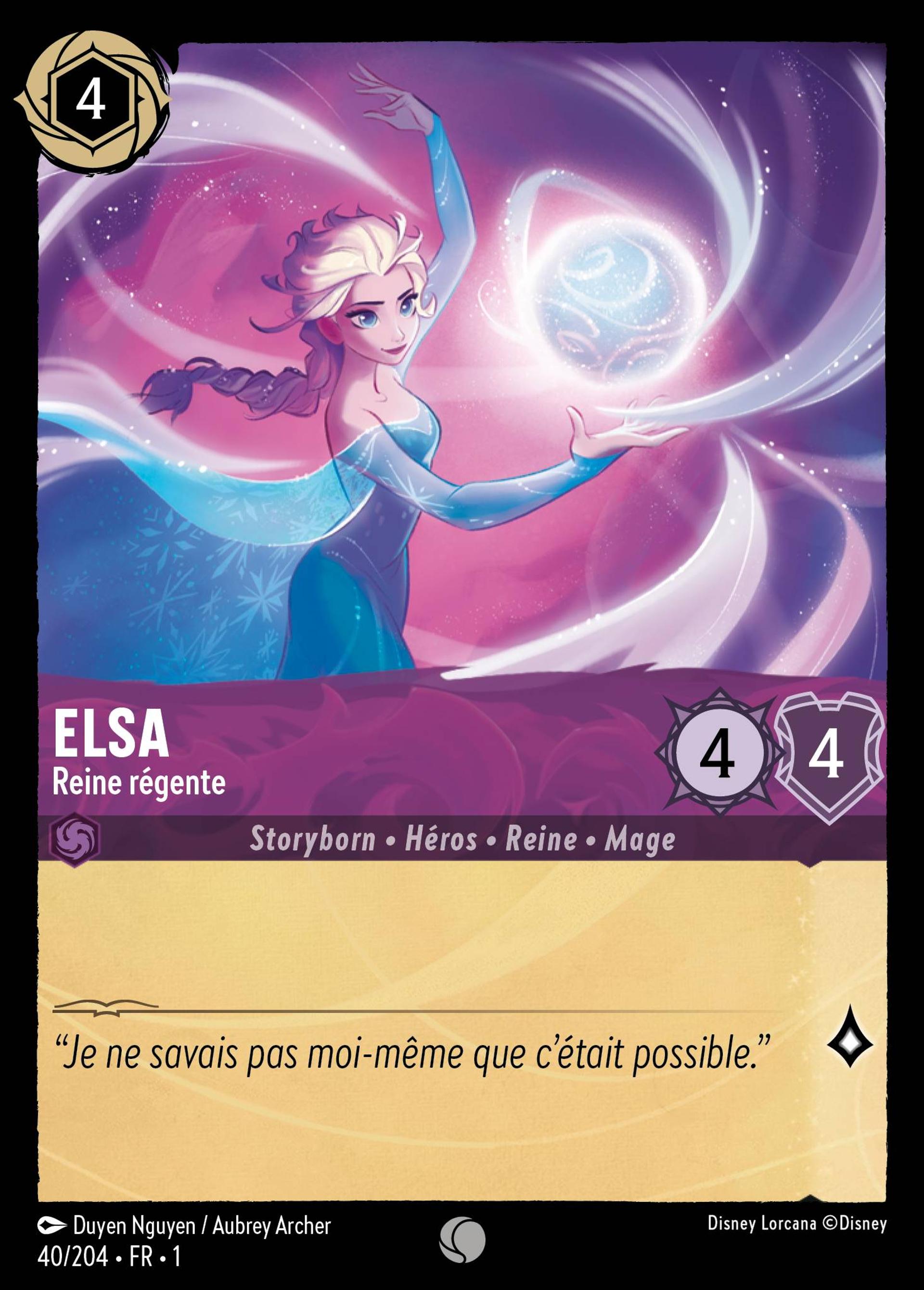 Elsa - Reine régente — The First Chapter — Lorcana