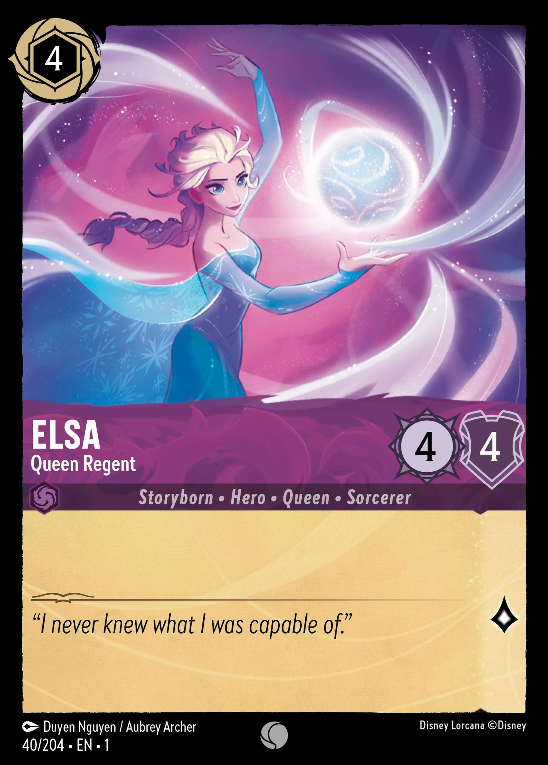 Elsa - Queen Regent — The First Chapter — Lorcana