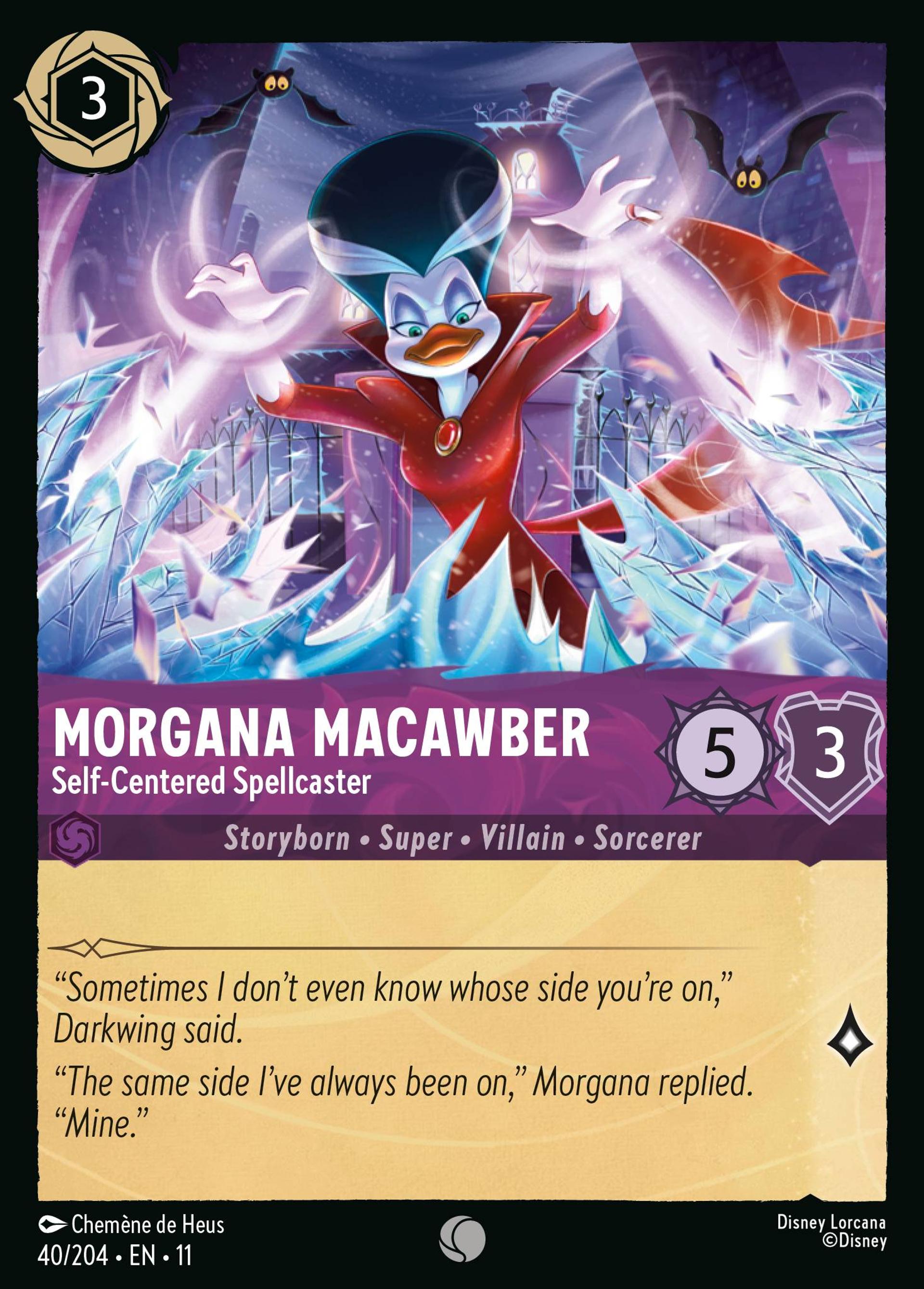 Morgana Macawber - Self-Centered Spellcaster — Winterspell — Lorcana
