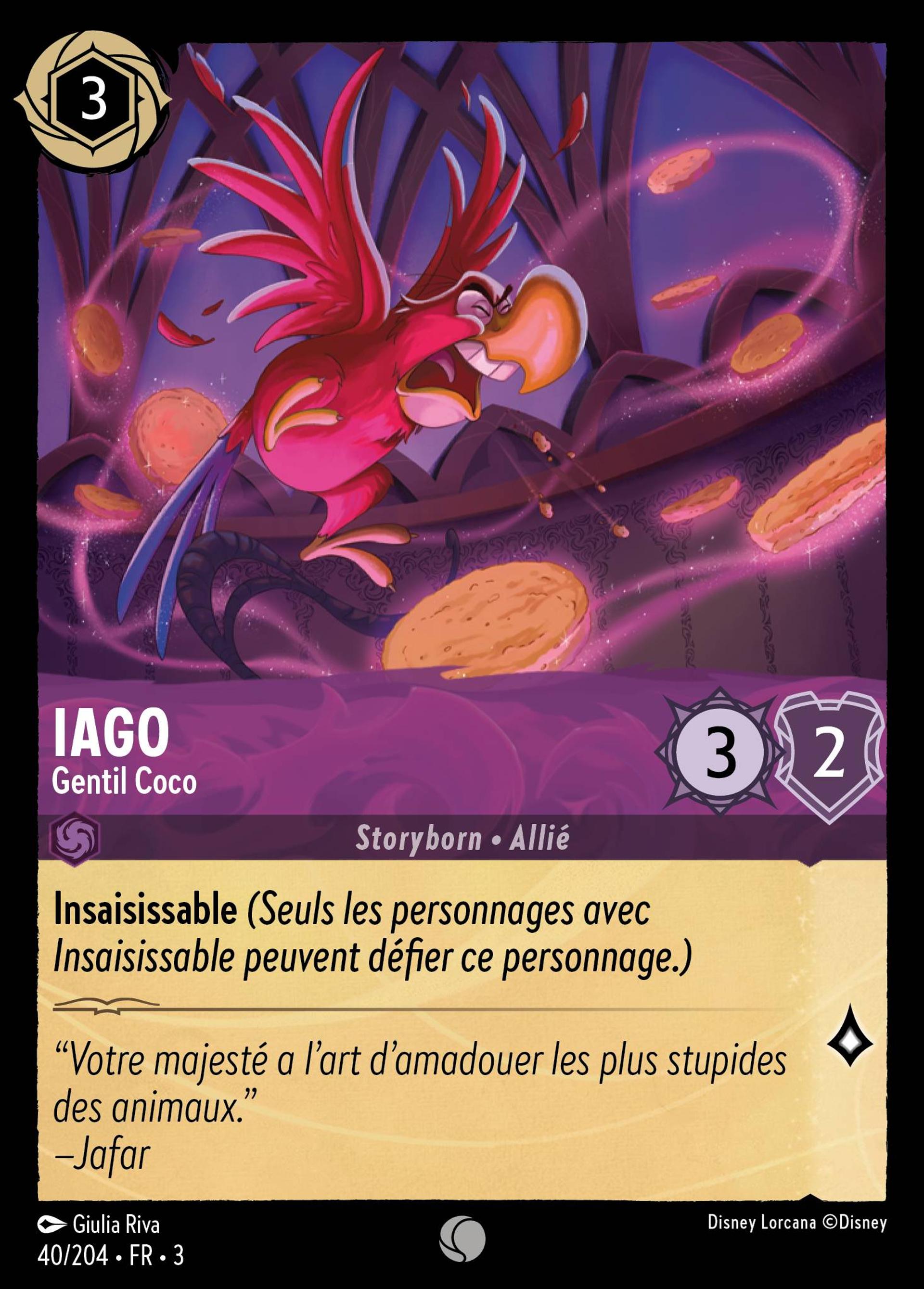 Iago - Gentil Coco — Into the Inklands — Lorcana
