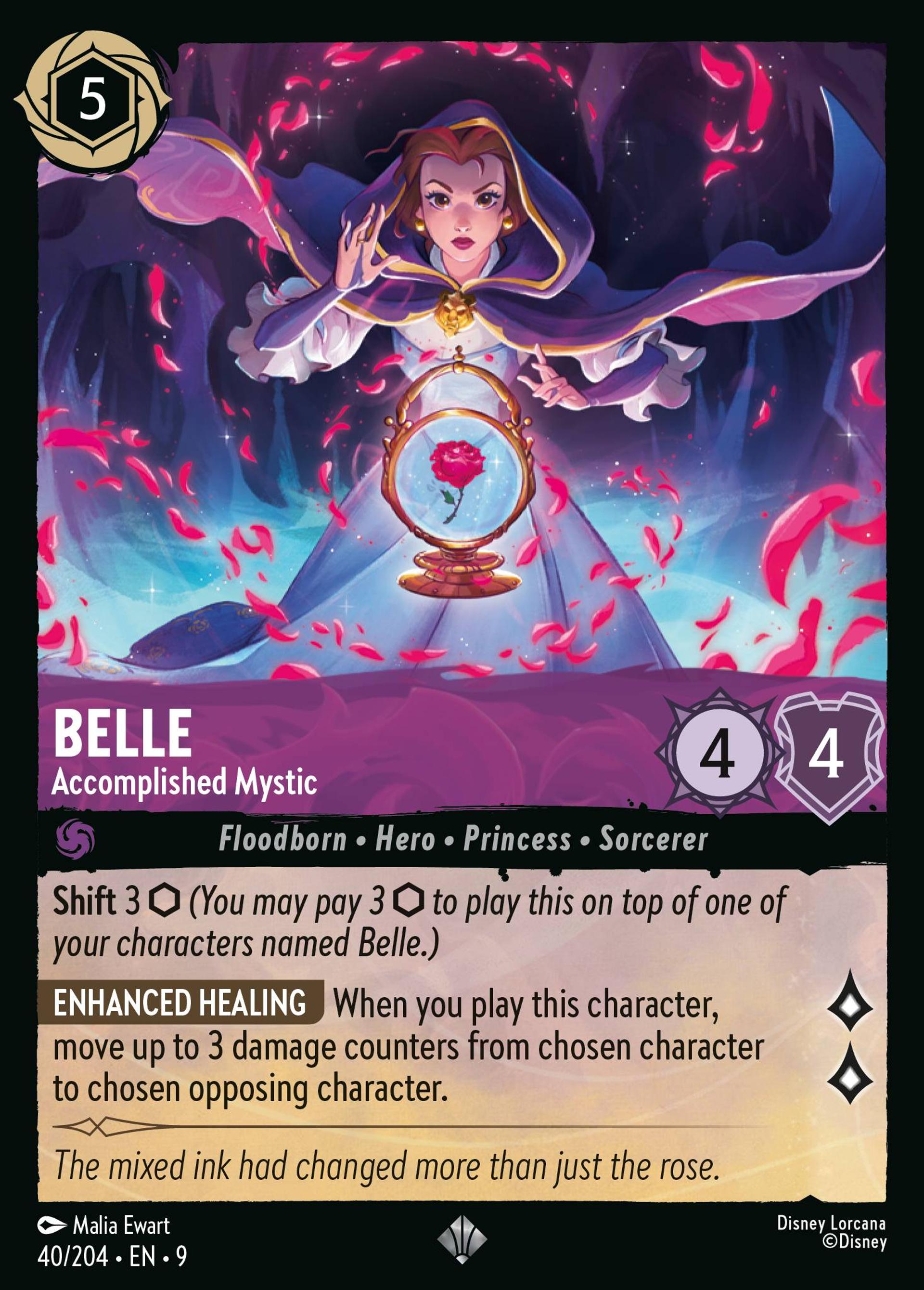 Belle - Accomplished Mystic — Fabled — Lorcana