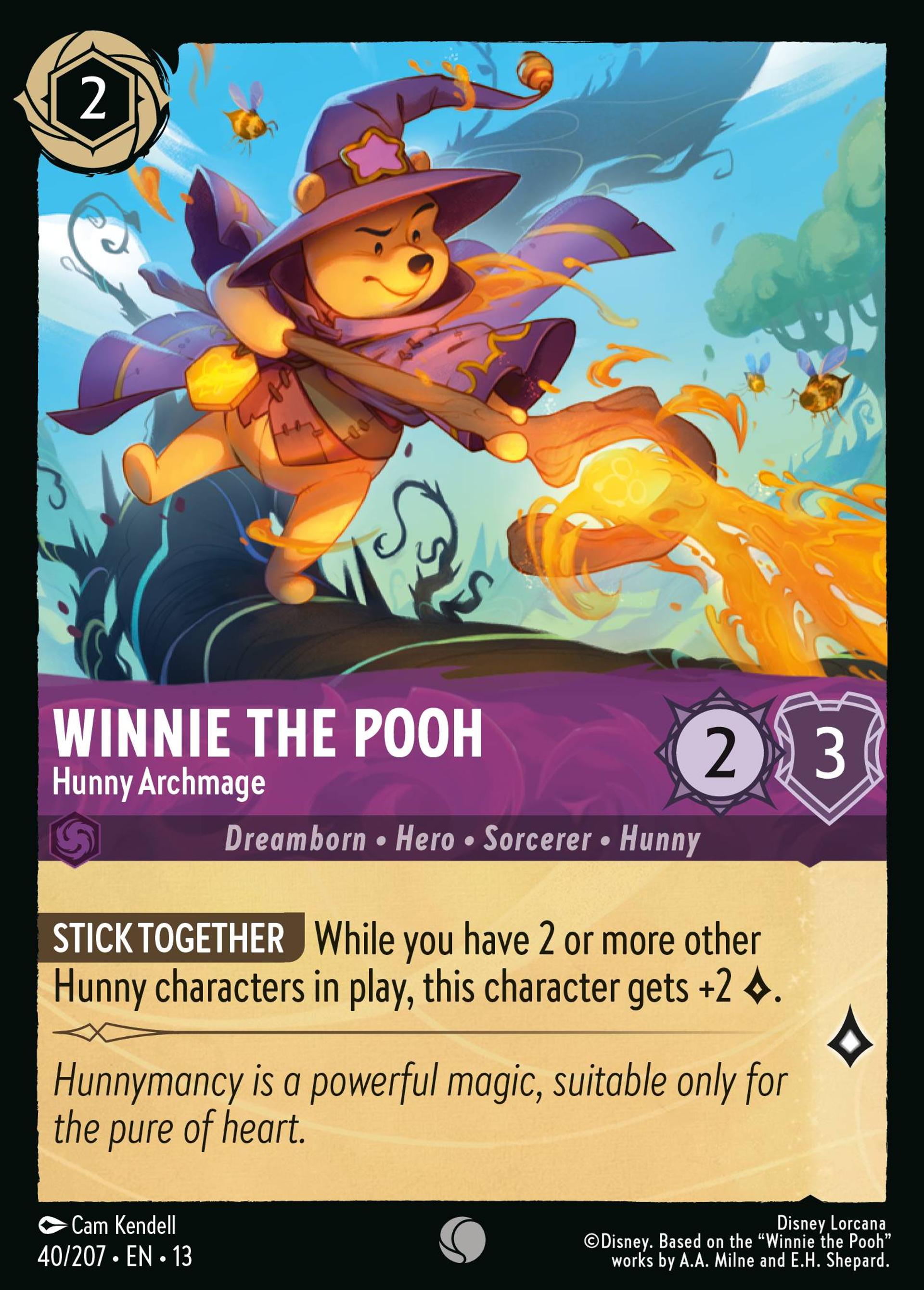 Winnie the Pooh - Hunny Archmage — Attack of the Vine! — Lorcana