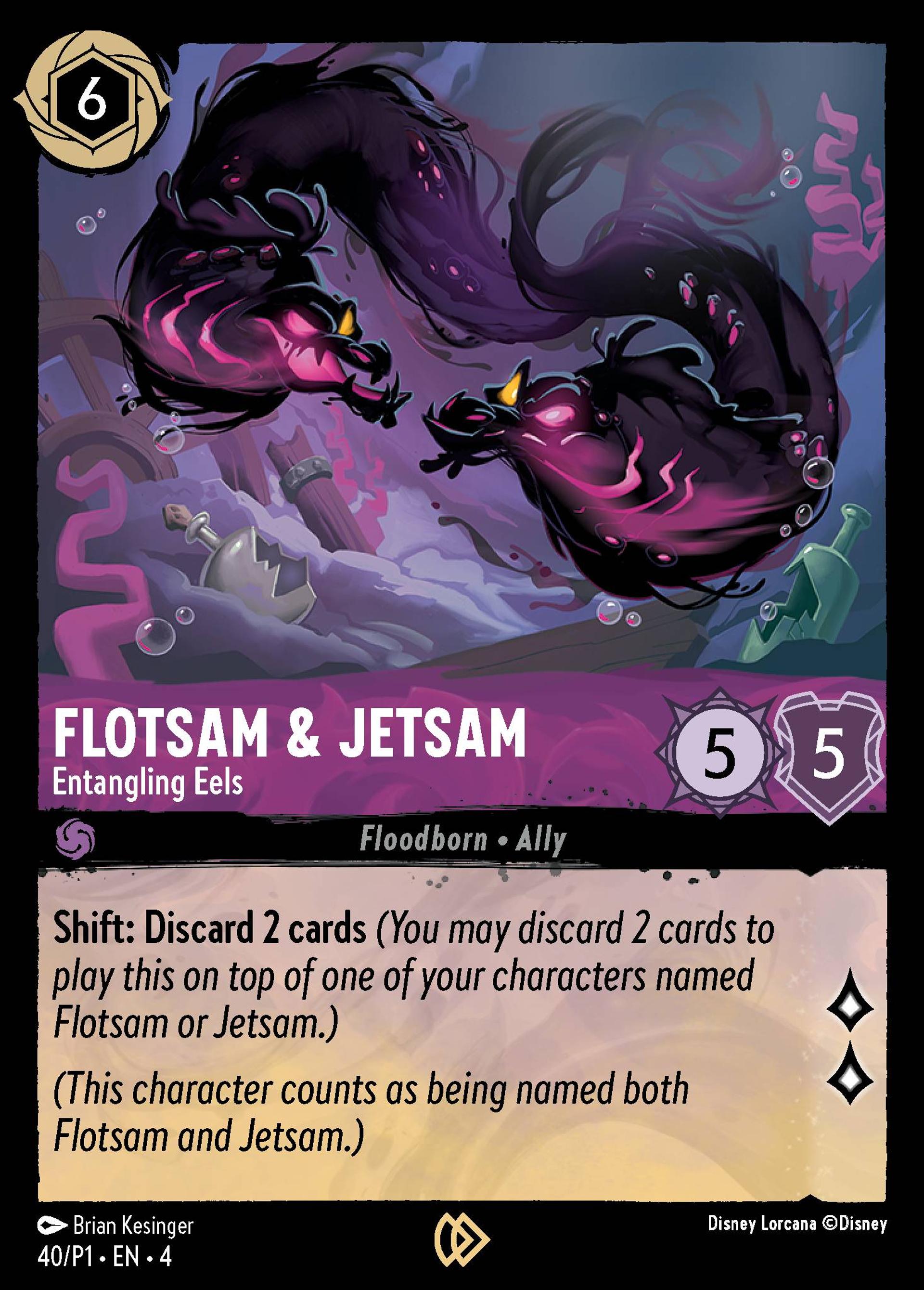 Flotsam & Jetsam - Entangling Eels — Promos - Year 1 — Lorcana