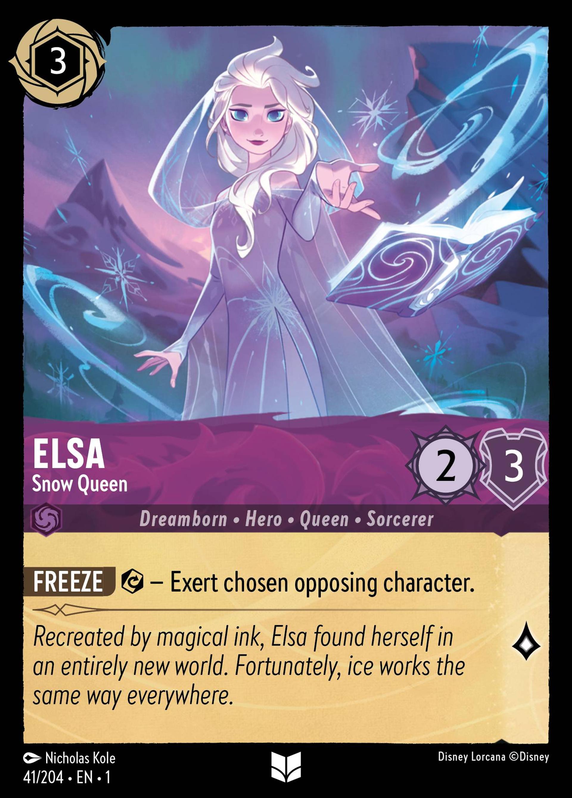 Elsa - Snow Queen — The First Chapter — Lorcana