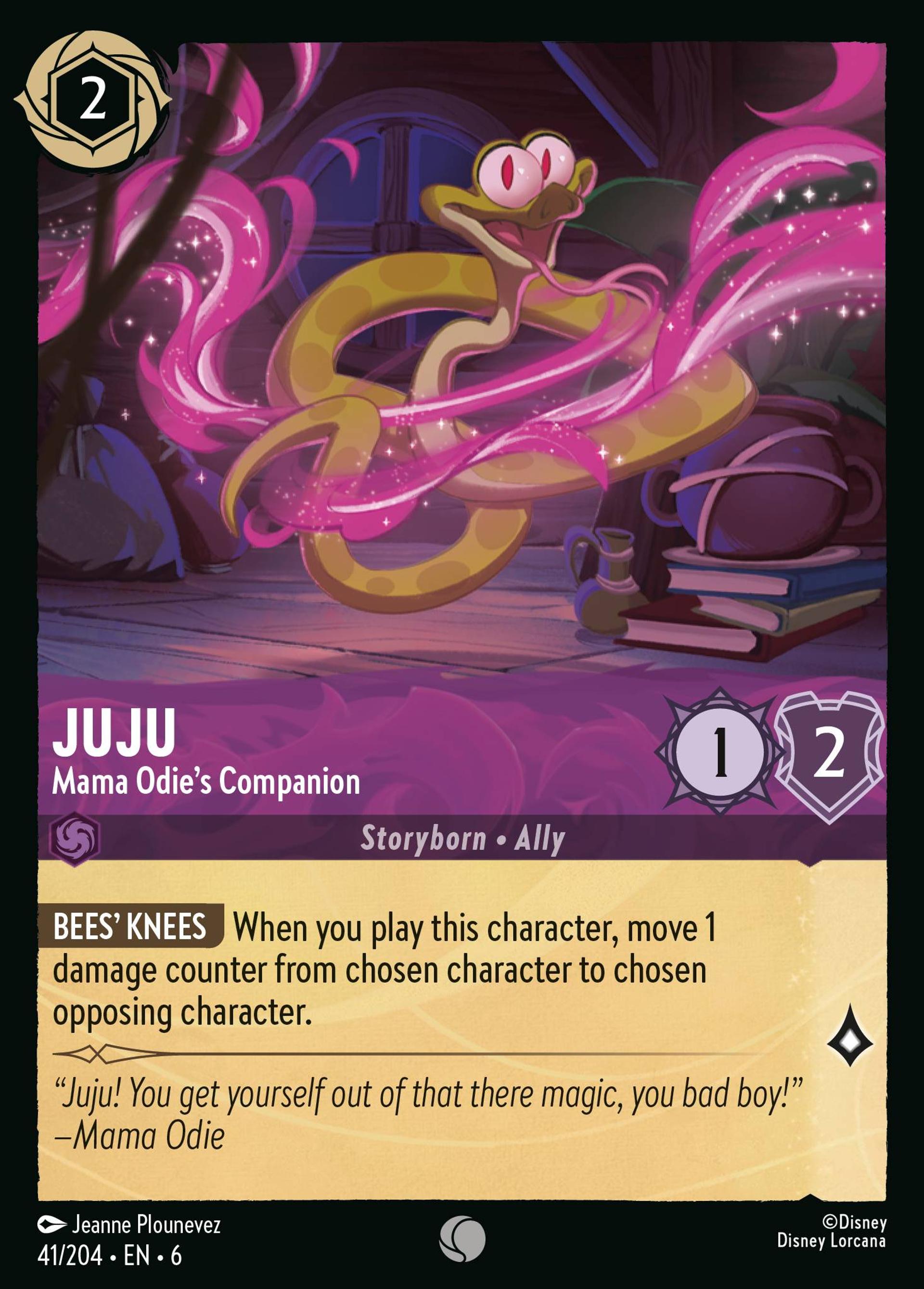 Juju - Mama Odie's Companion — Azurite Sea — Lorcana
