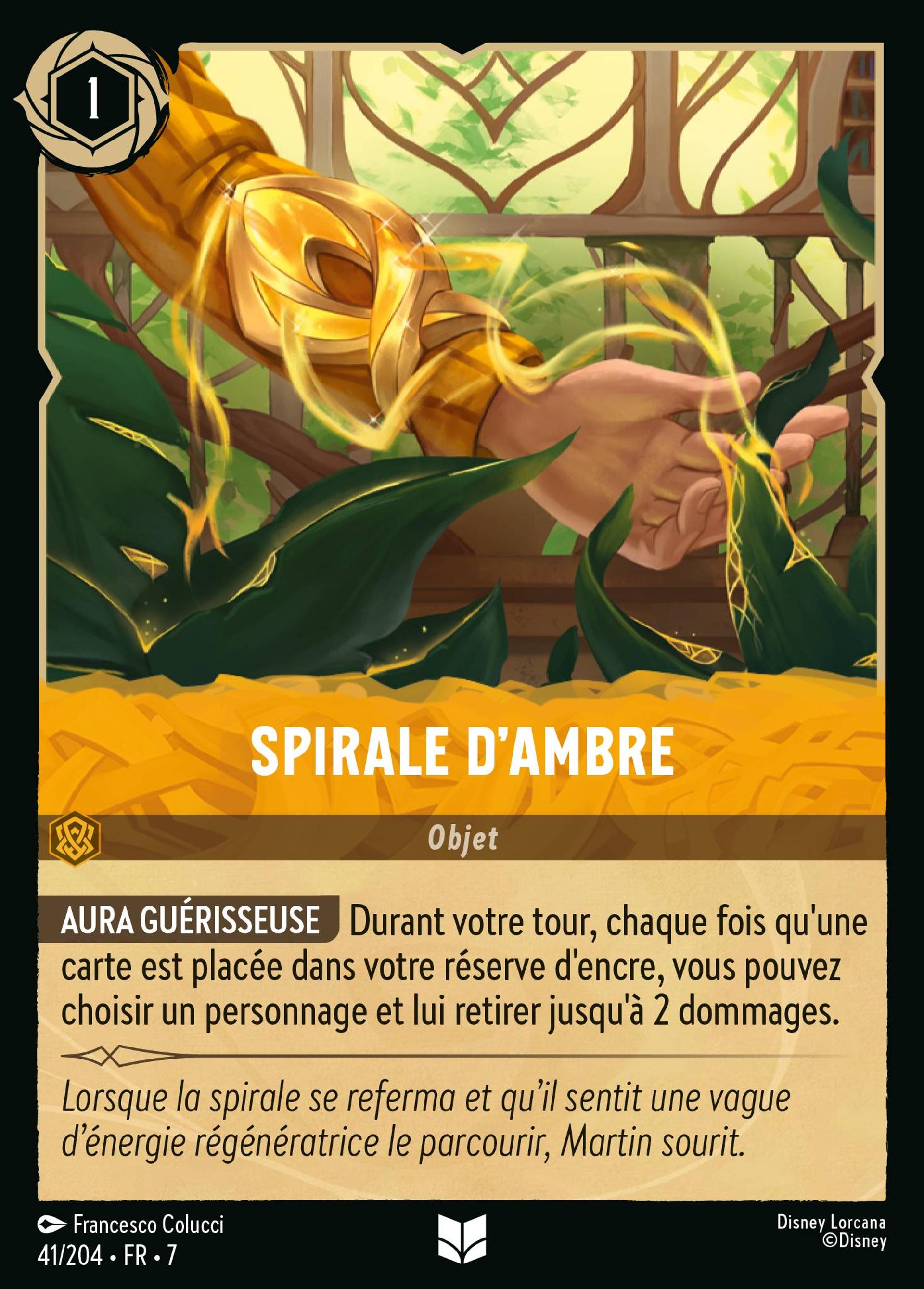 Spirale d'ambre — Archazia's Island — Lorcana