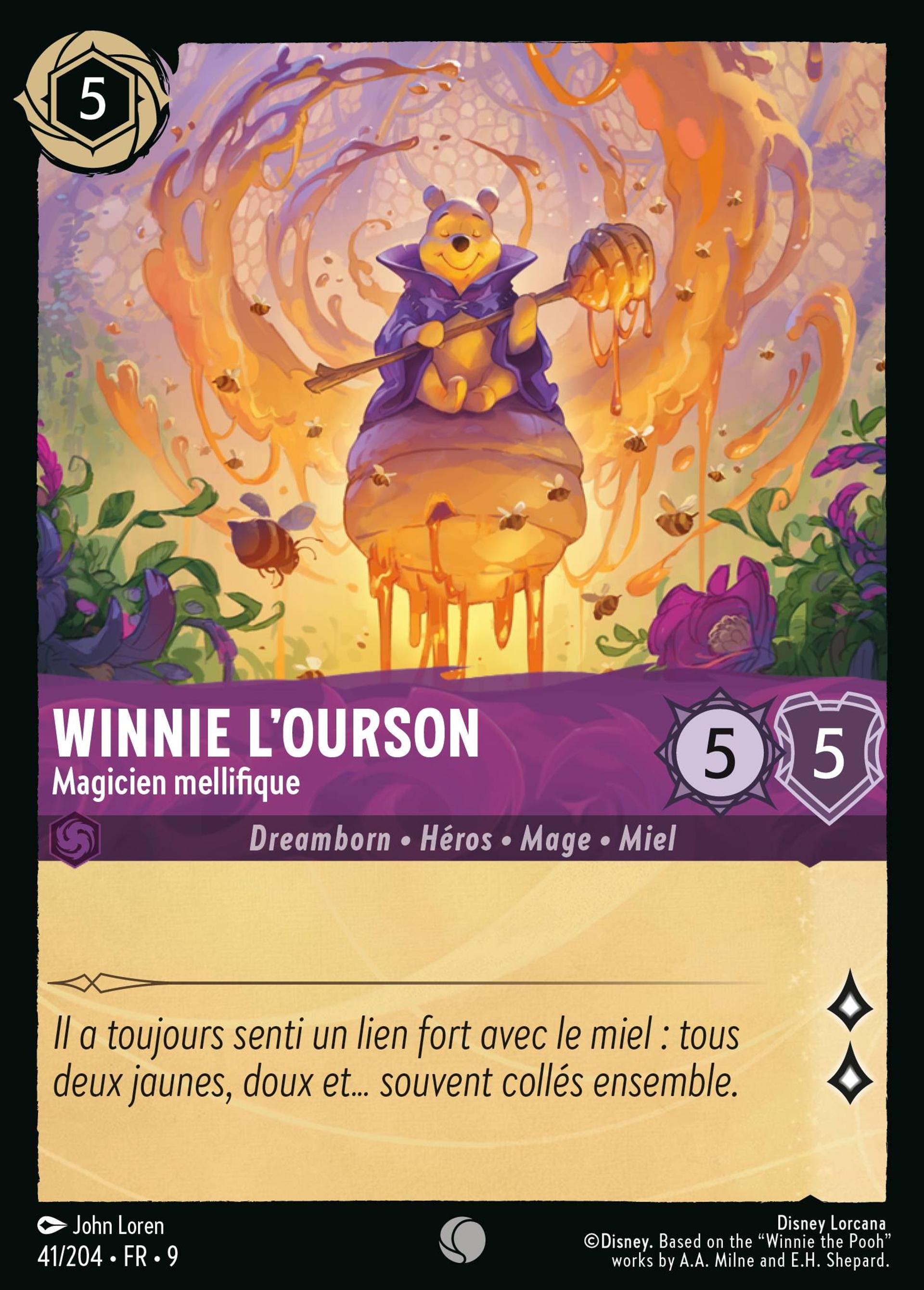 Winnie l'ourson - Magicien mellifique — Fabled — Lorcana