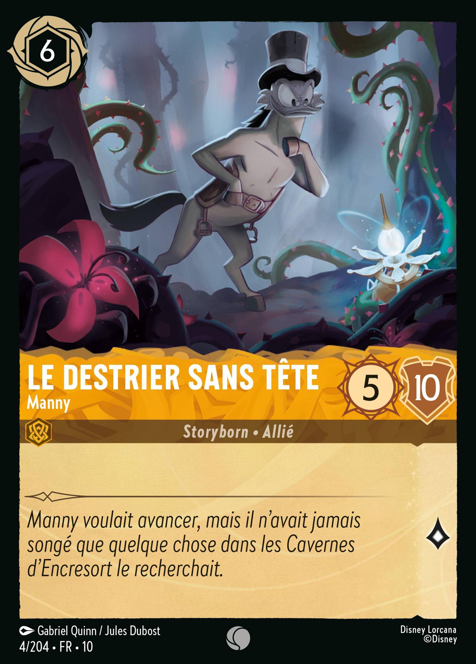 Le destrier sans tête - Manny — Whispers in the Well — Lorcana