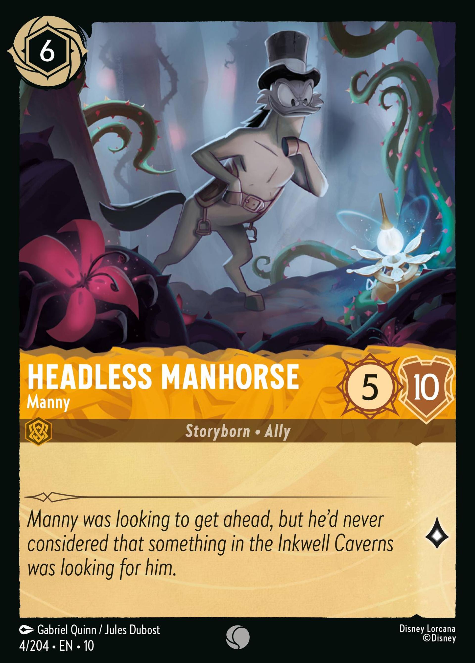 Headless Manhorse - Manny — Whispers in the Well — Lorcana