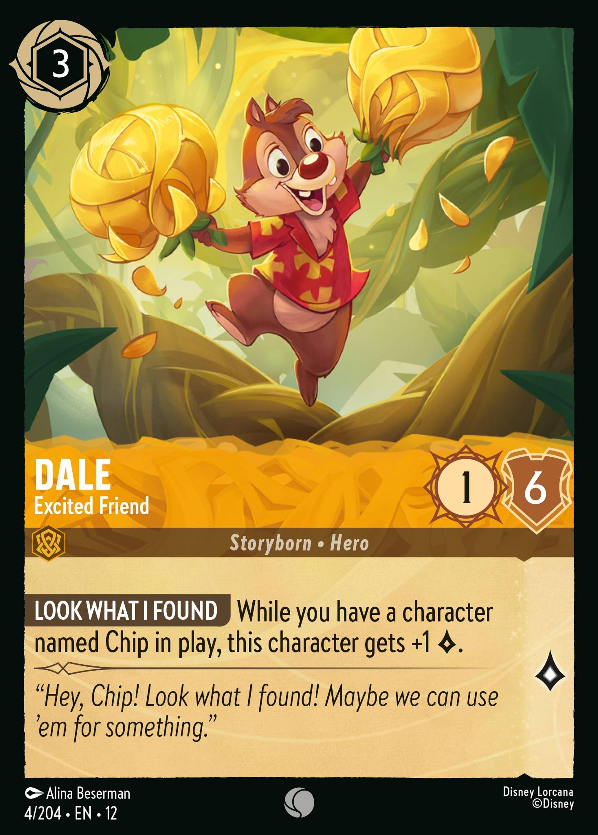 Dale - Excited Friend — Wilds Unknown — Lorcana