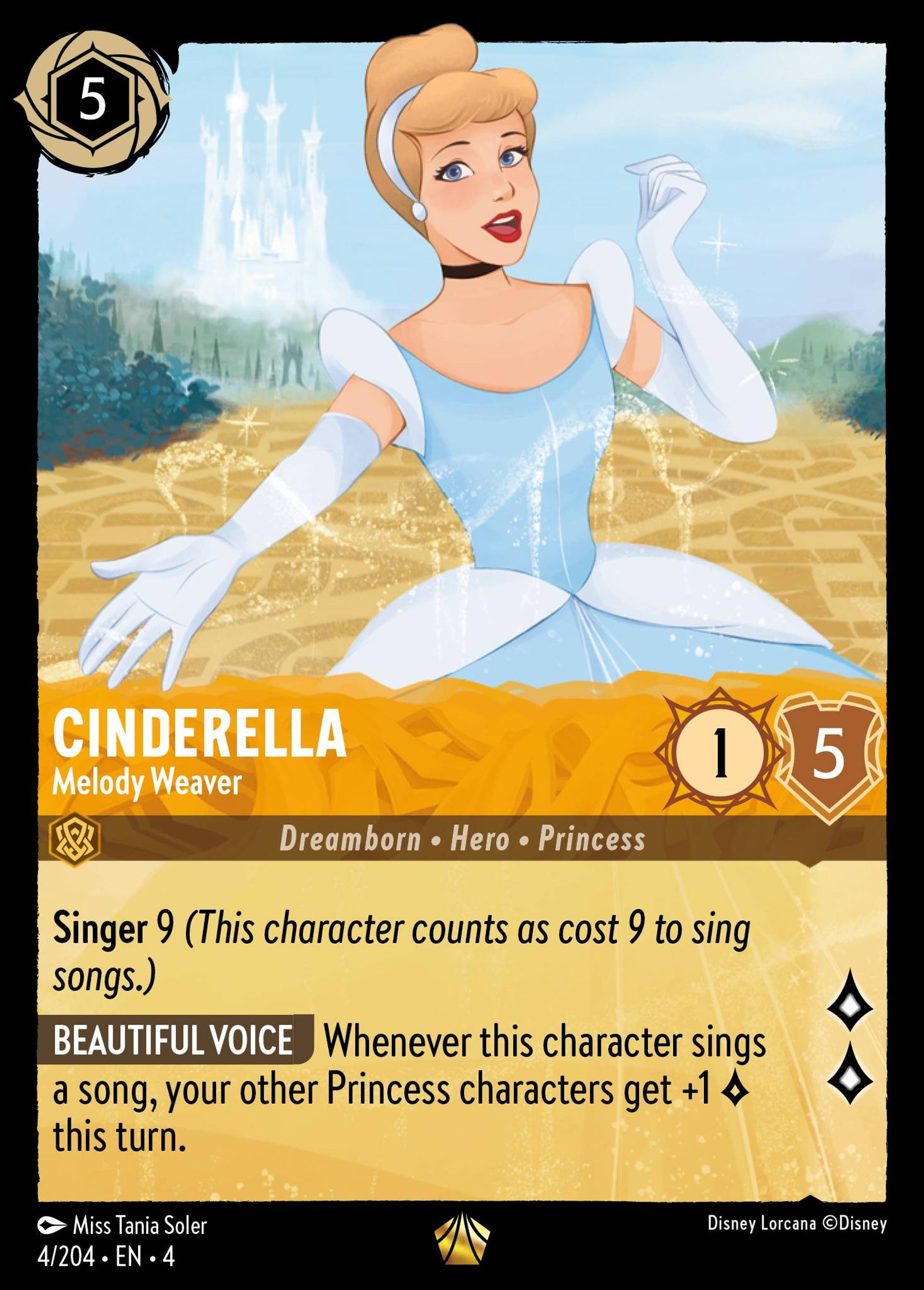 Cinderella - Melody Weaver — Ursula's Return — Lorcana